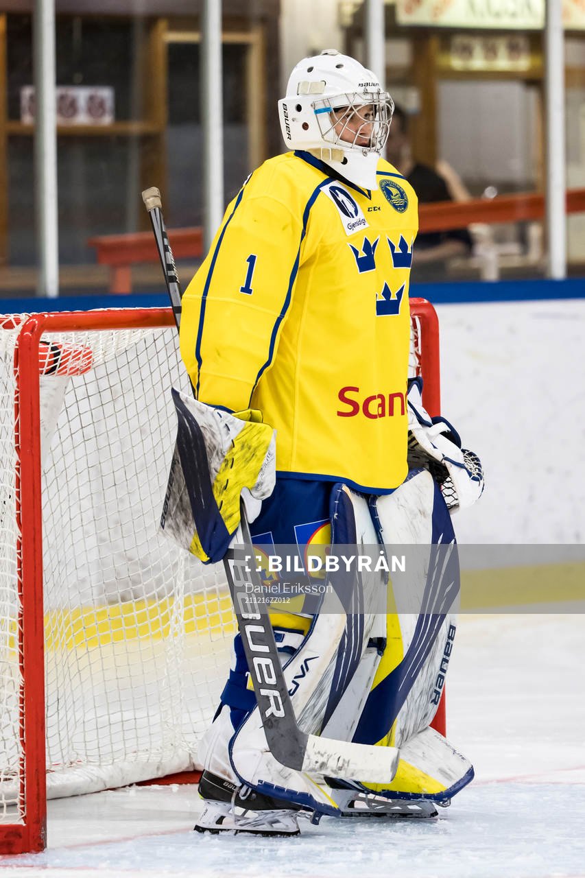 Sverige U18 målvakt Gustav Albihn