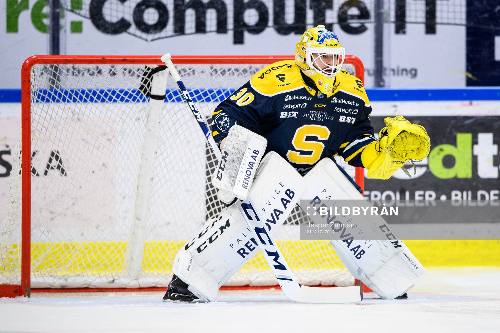Södertäljes målvakt Fredrik Bergvik