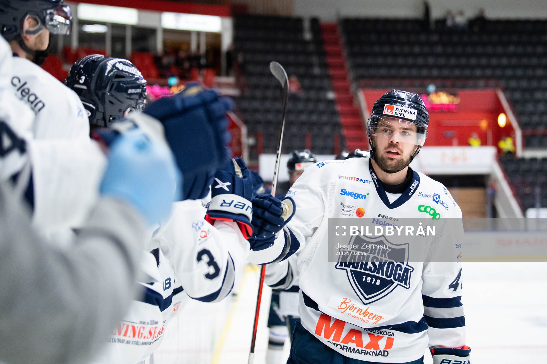 Karlskogas Kalle Jellvert jublar