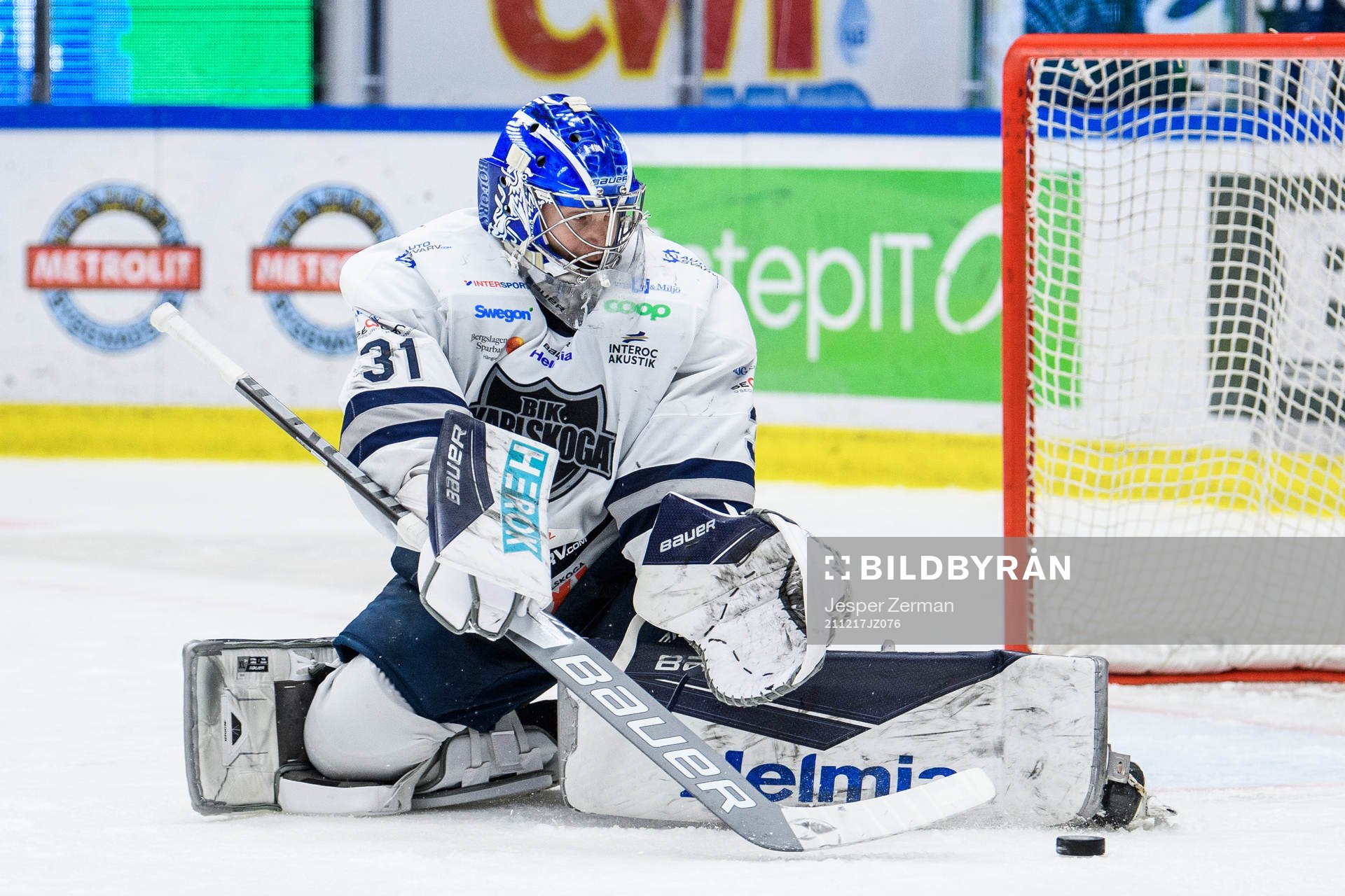 Karlskogas målvakt Marcus Hellgren Smed