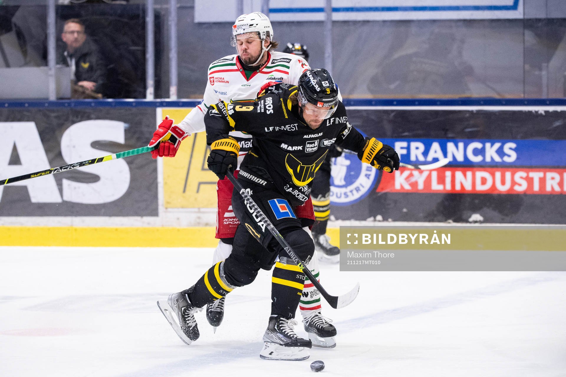 Moras Måns Carlsson och Västerås Mikael Frycklund