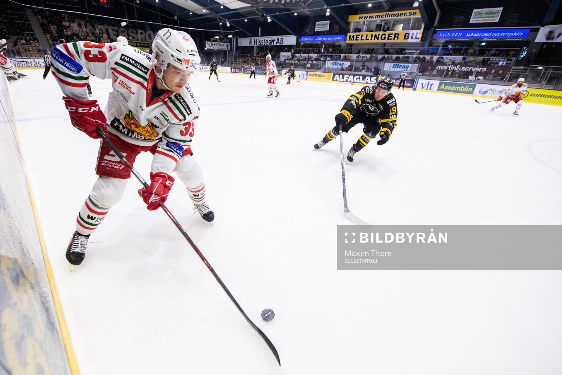 Moras Olle Strandell och Västerås Niklas Rigelius