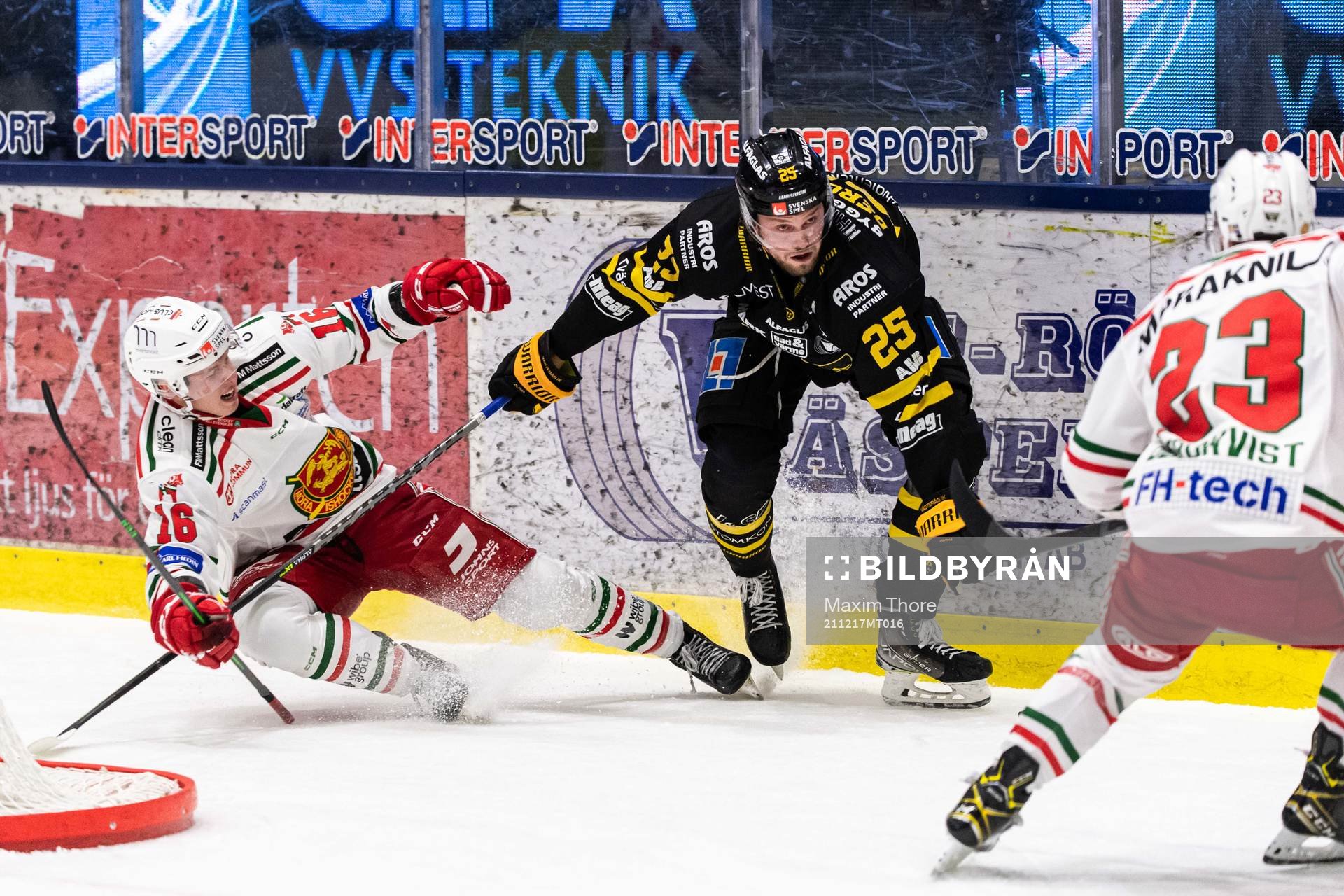 Moras Emil Oksanen och Västerås Marcus Bergman