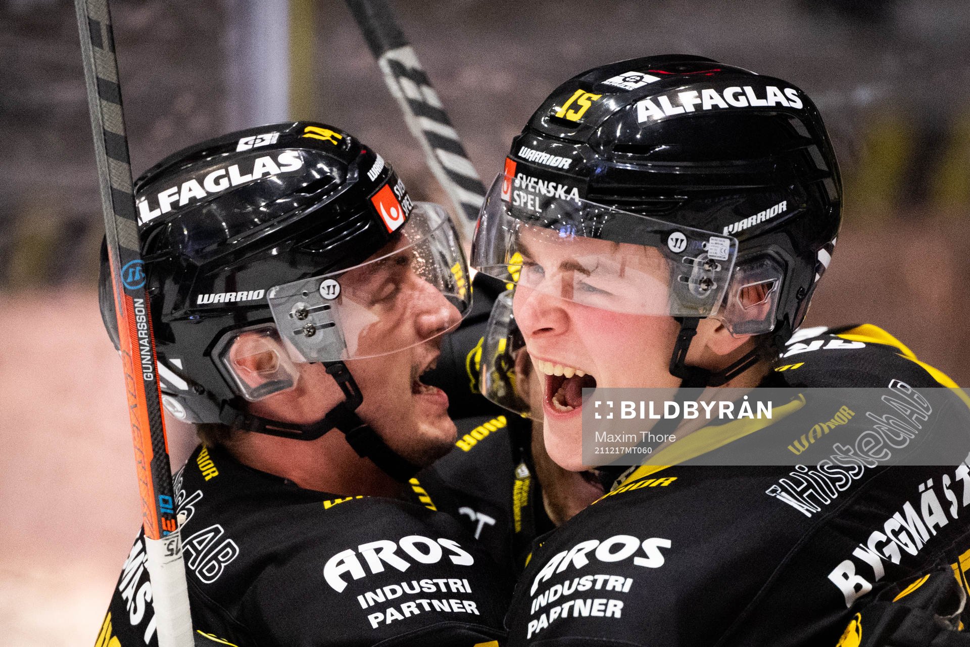 Västerås Filip Wiberg jublar