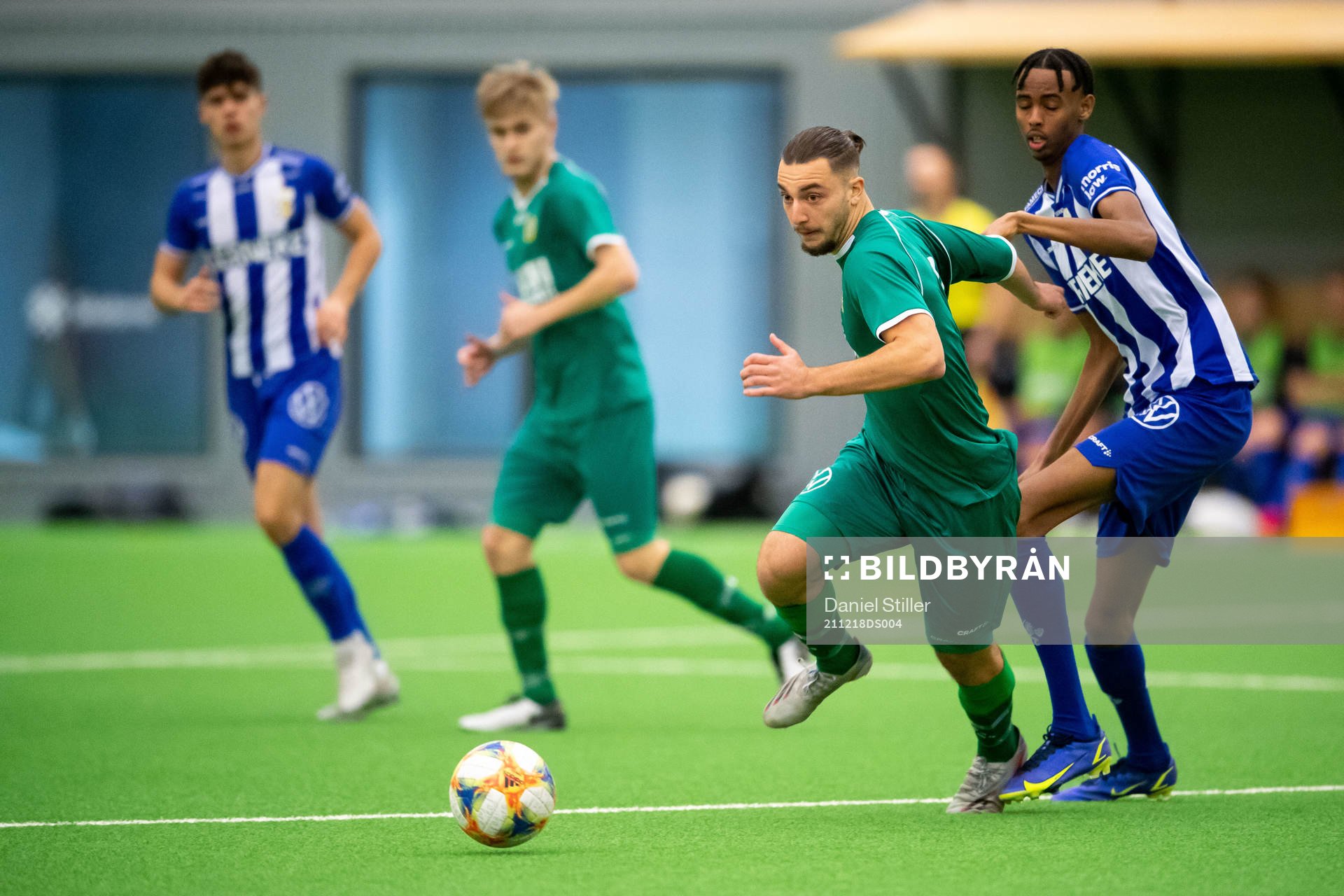 Hammarbys Ahmet Tuhral och Göteborgs Yakub Finey finalen i