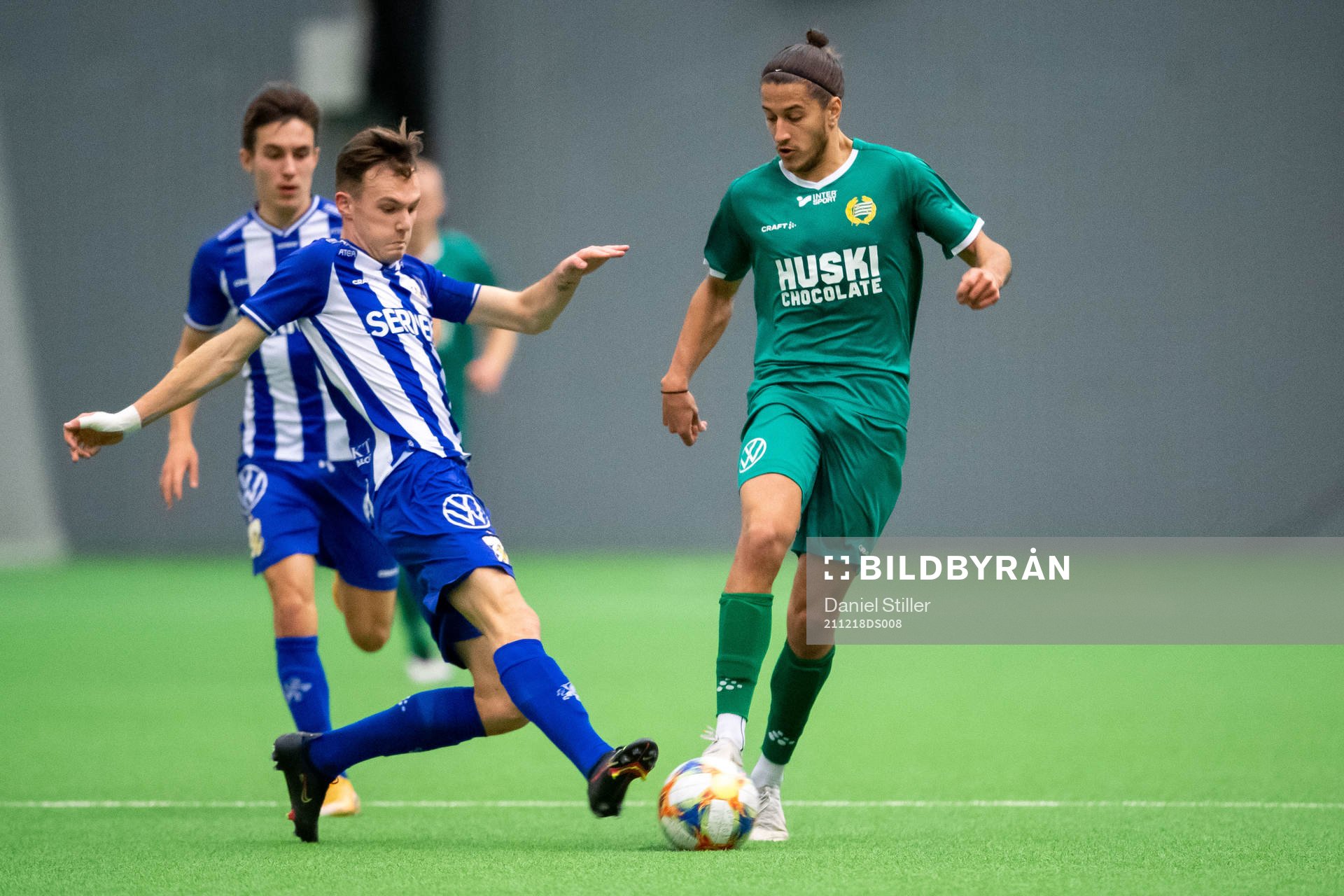 Göteborgs Tim van Assema och Hammarbys Elias René Rautanen