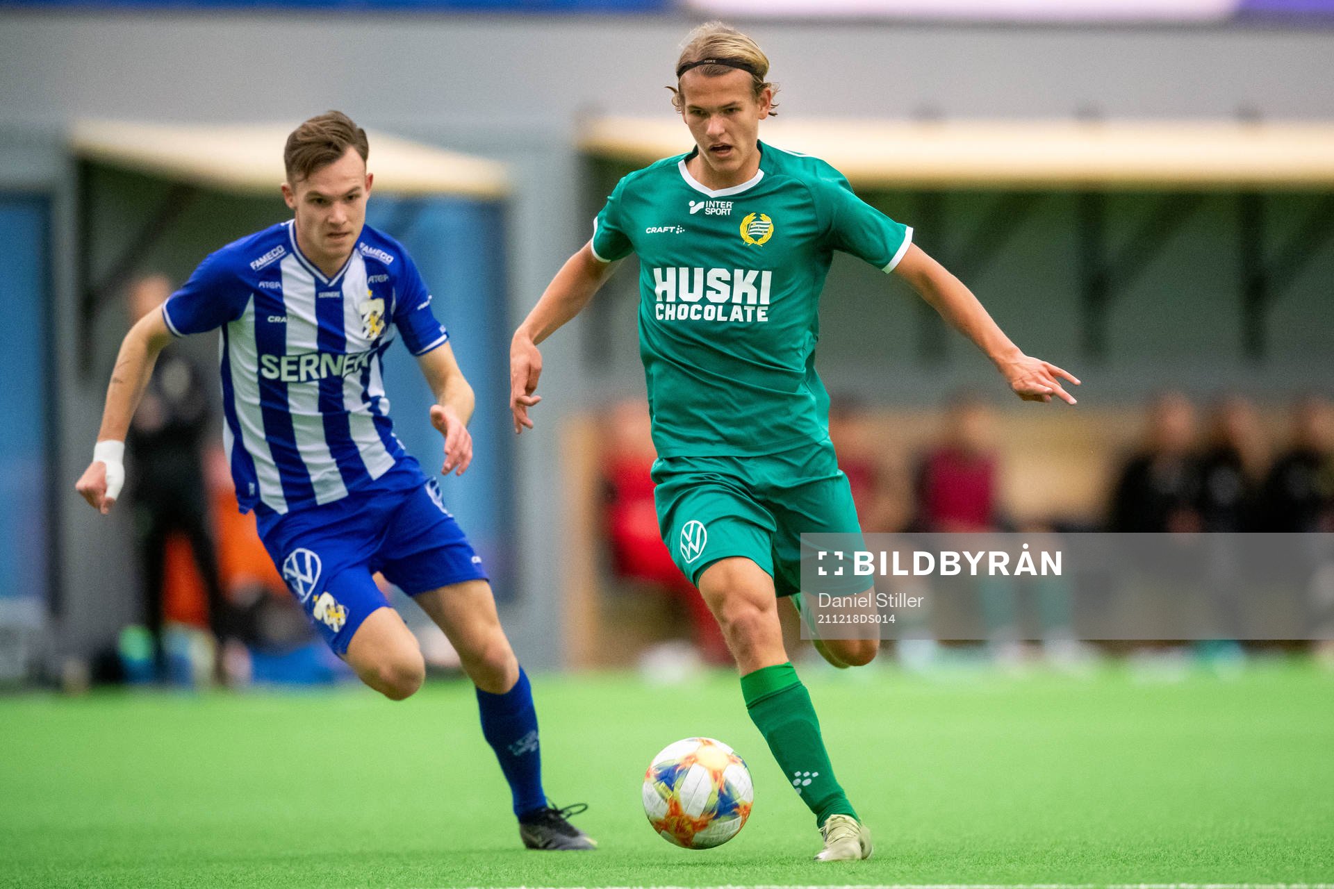 Göteborgs Tim van Assema och Hammarbys Markus Karlsson