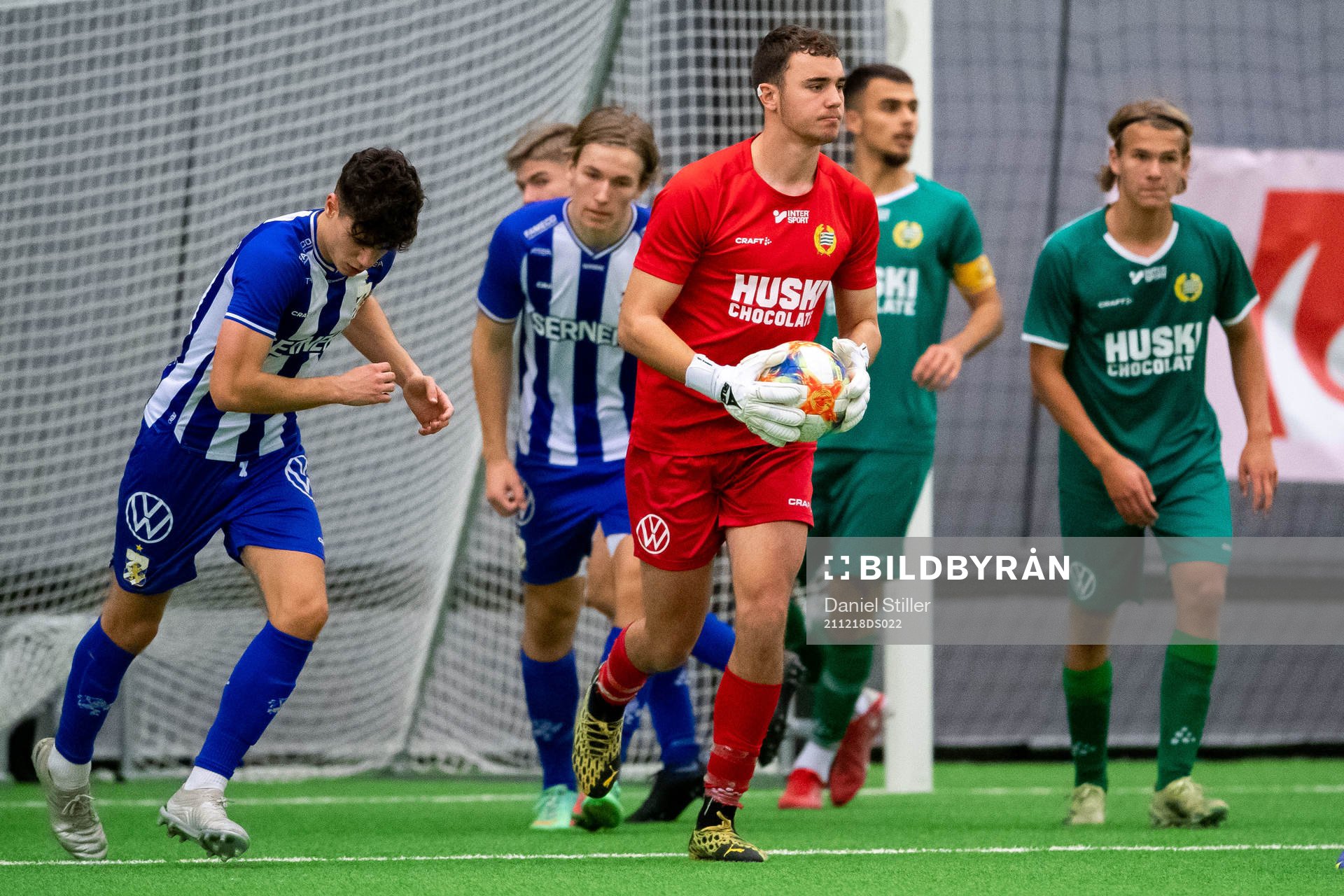 Hammarbys målvakt Nils Björklund finalen i