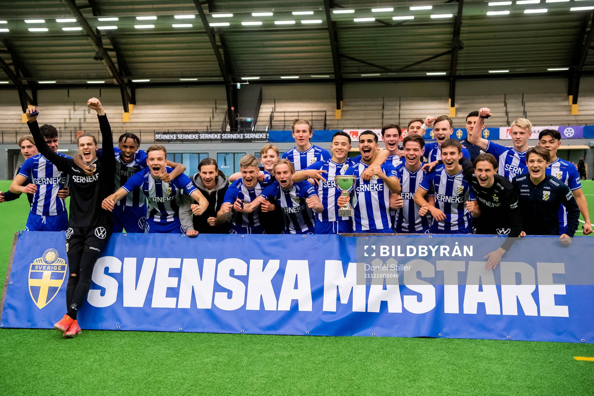 Göteborgs spelare jublar