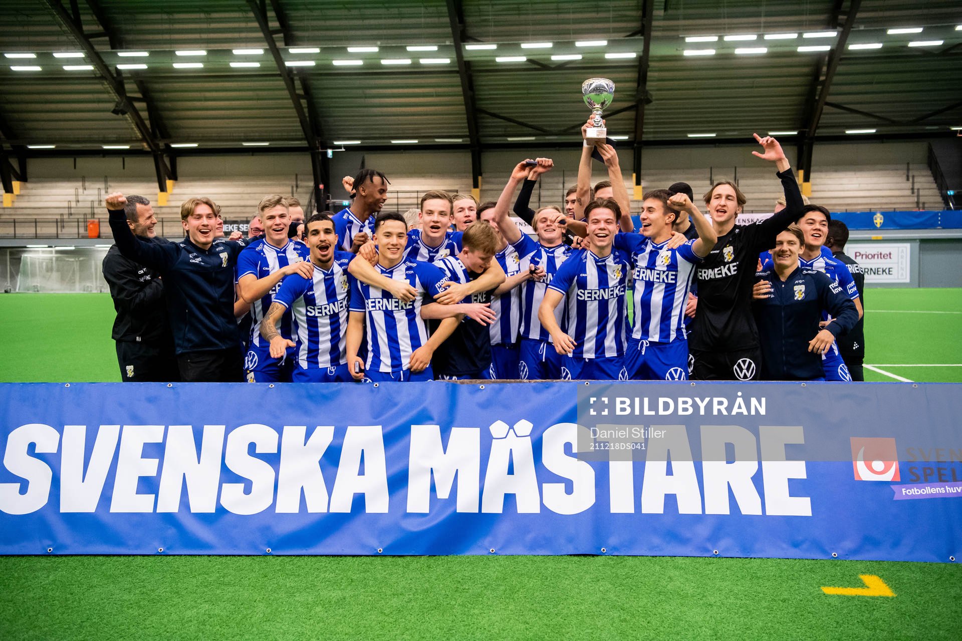 Göteborgs spelare jublar