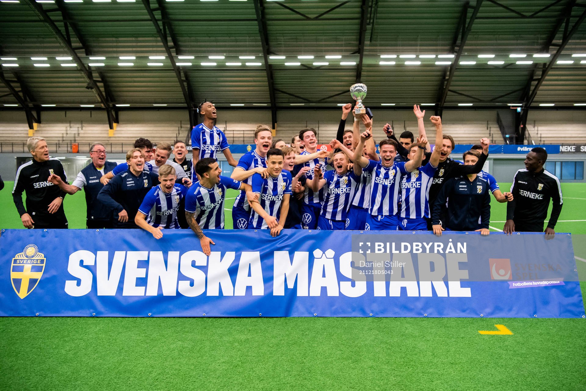 Göteborgs spelare jublar