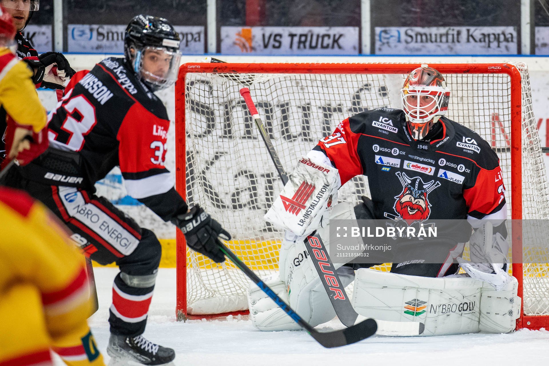 Nybros målvakt Robin Johansson