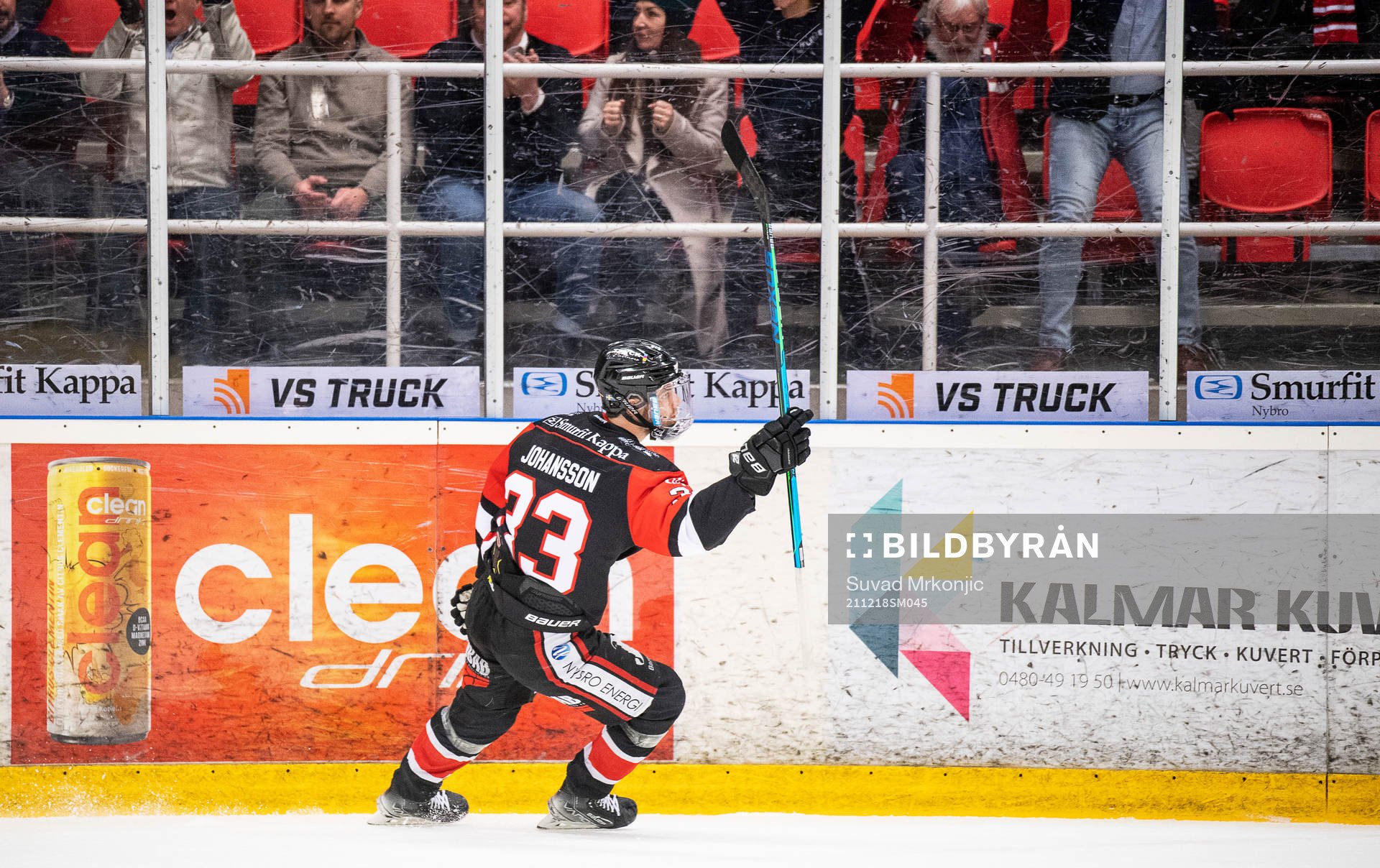 Nybros Hannes Johansson jublar