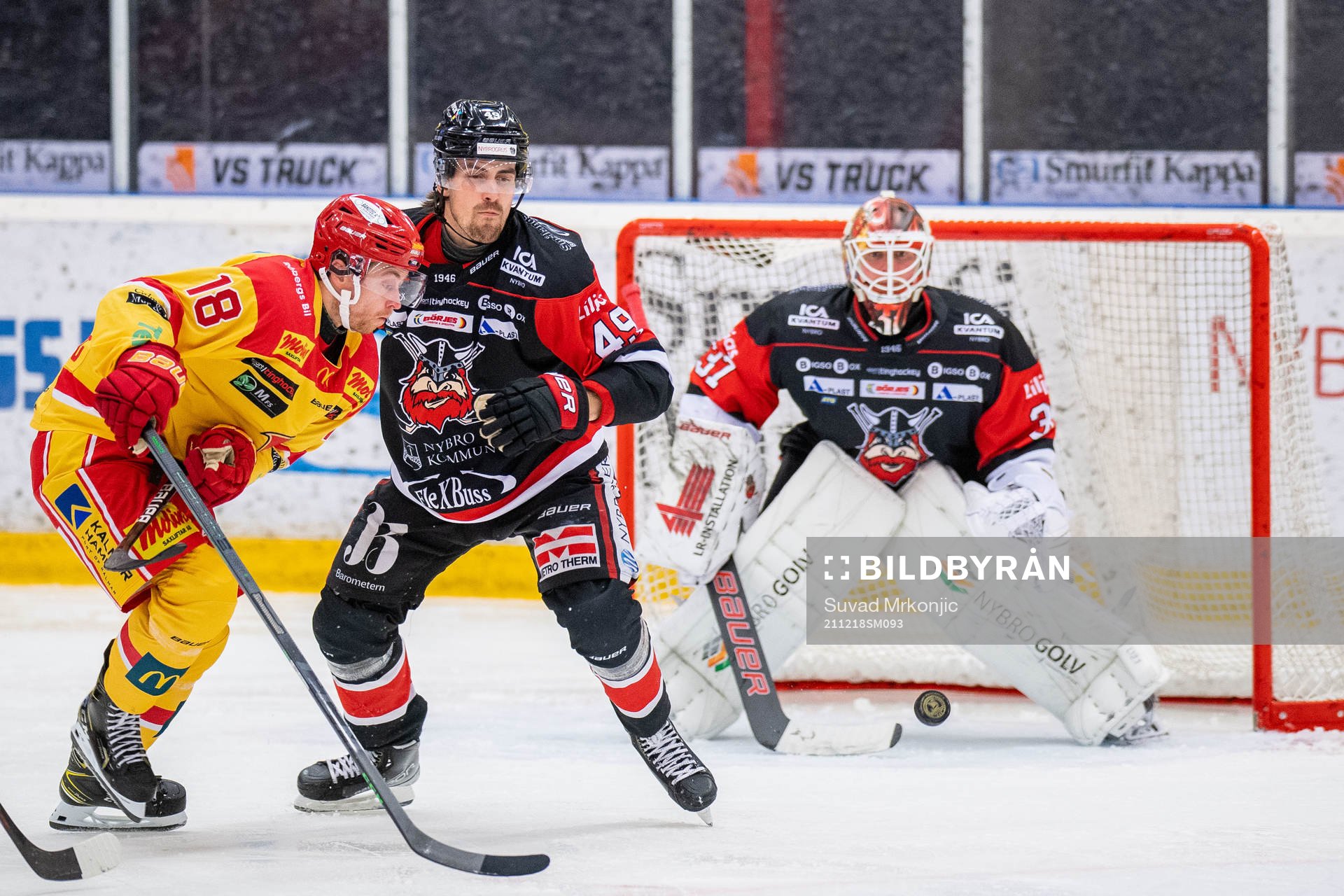 Kalmars Markus Palmberg och Nybros Markus Västilä