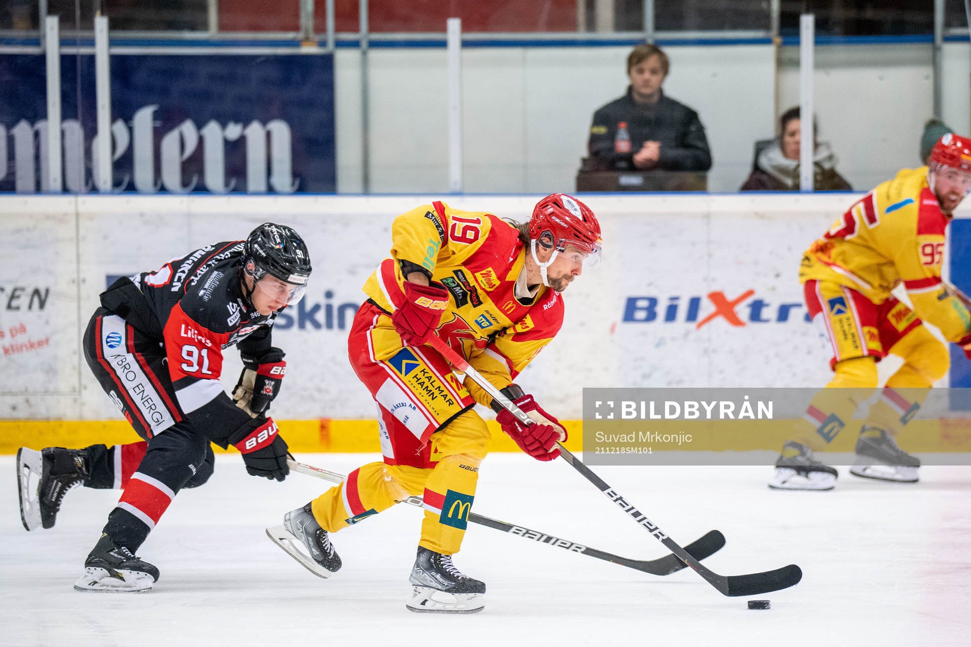 Nybros Fredrik Strömgren och Kalmars Niko Ahoniemi