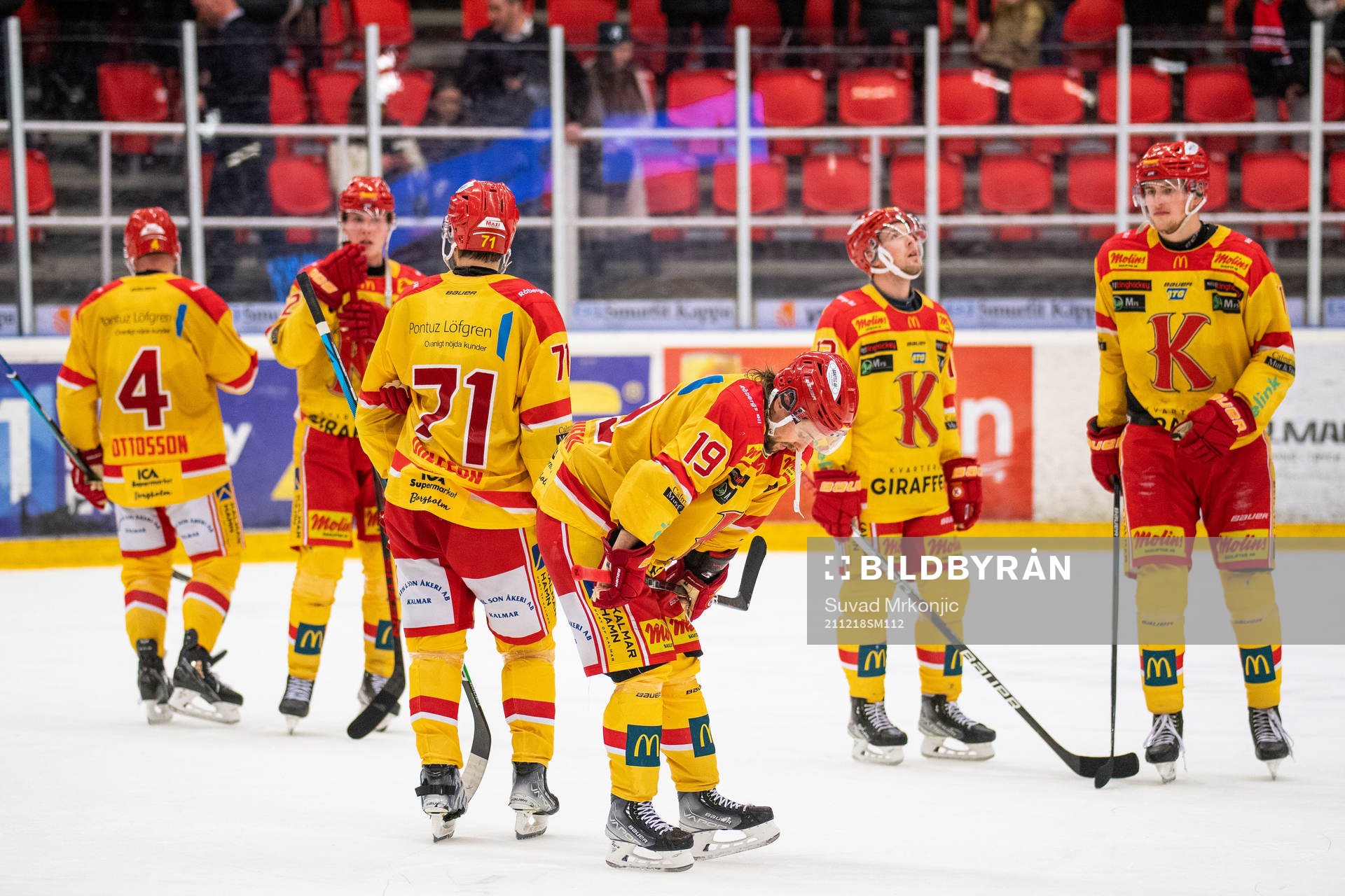 Kalmars spelare deppar