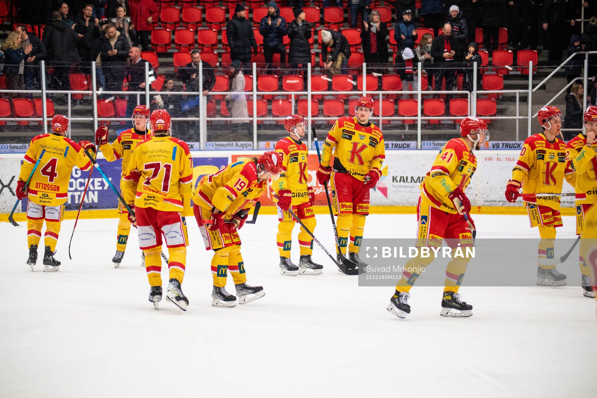 Kalmars spelare deppar