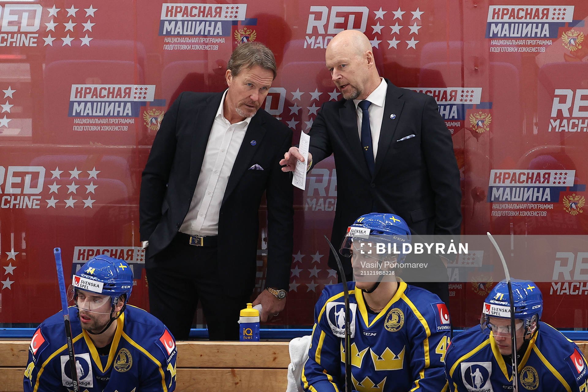Johan Garpenlöv, head coach of Sweden and assistant coach