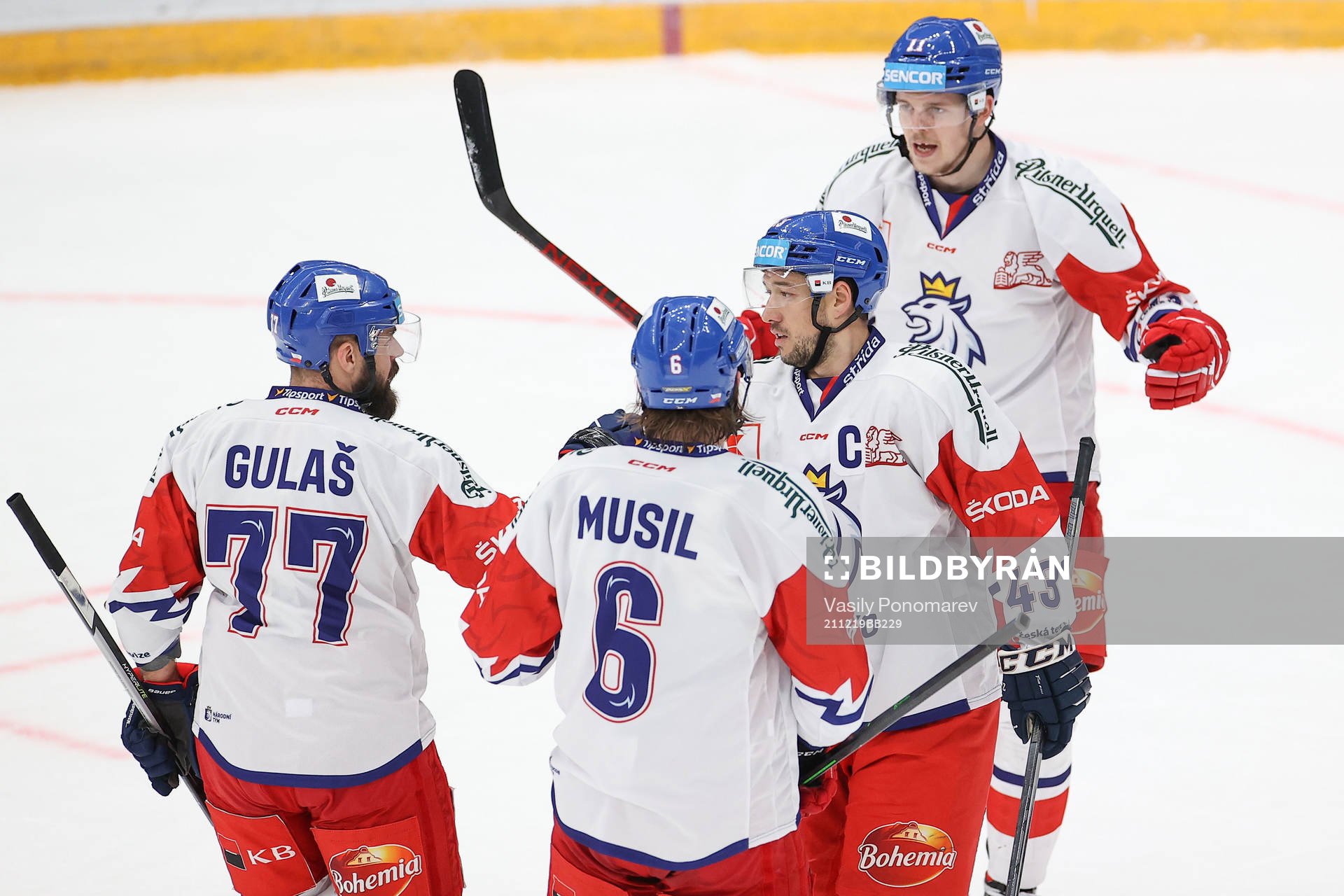 Milan Gulash, David Musil, Jan Kovarz and Andrey Nestrashil