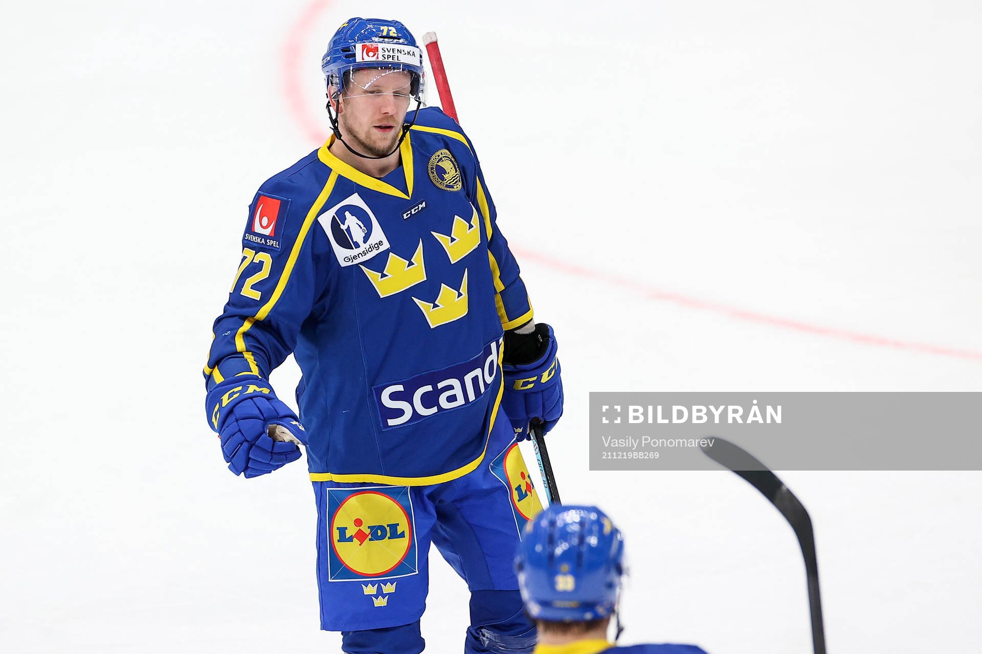 Lukas Bengtsson of Sweden celebrates