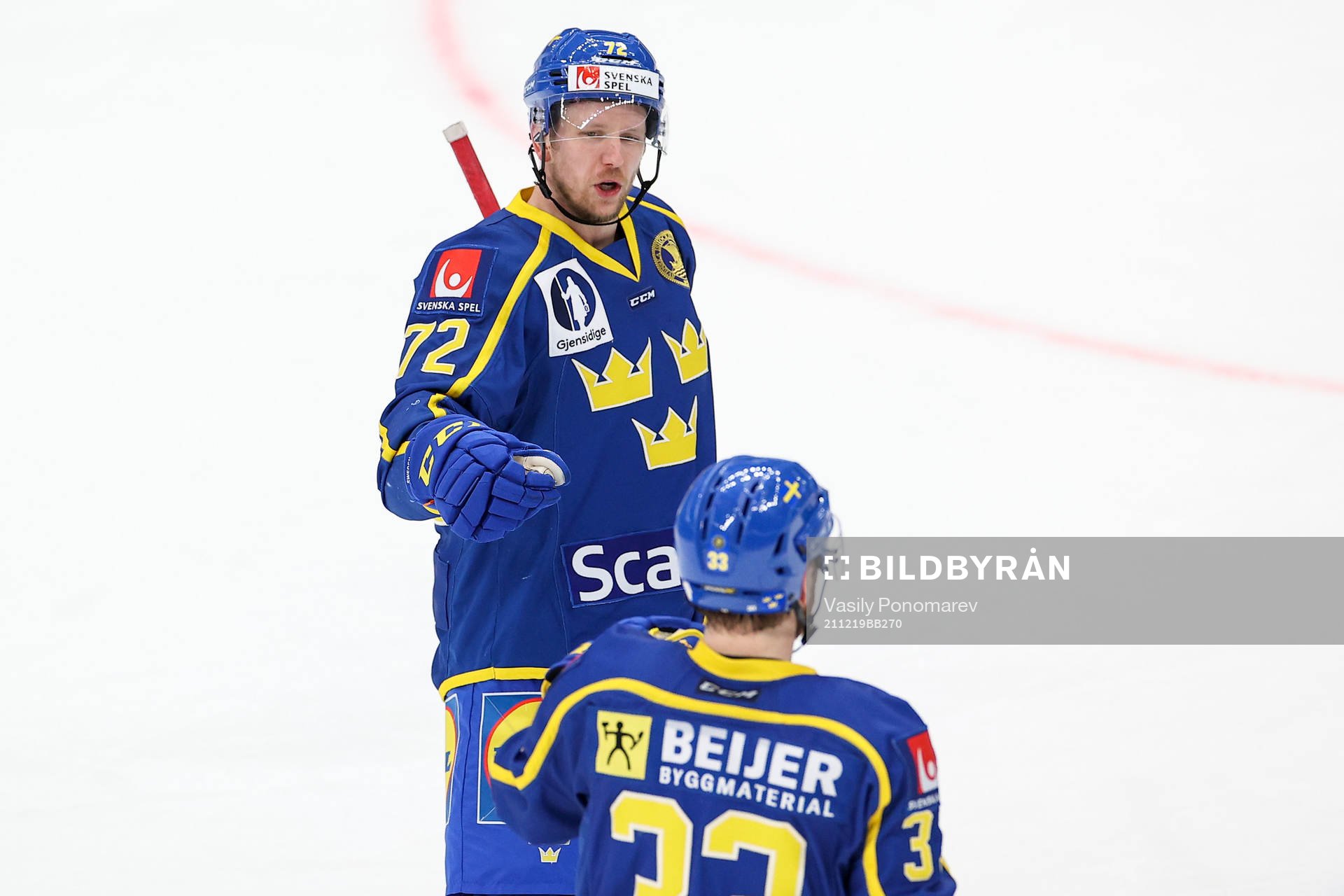 Lukas Bengtsson of Sweden celebrates