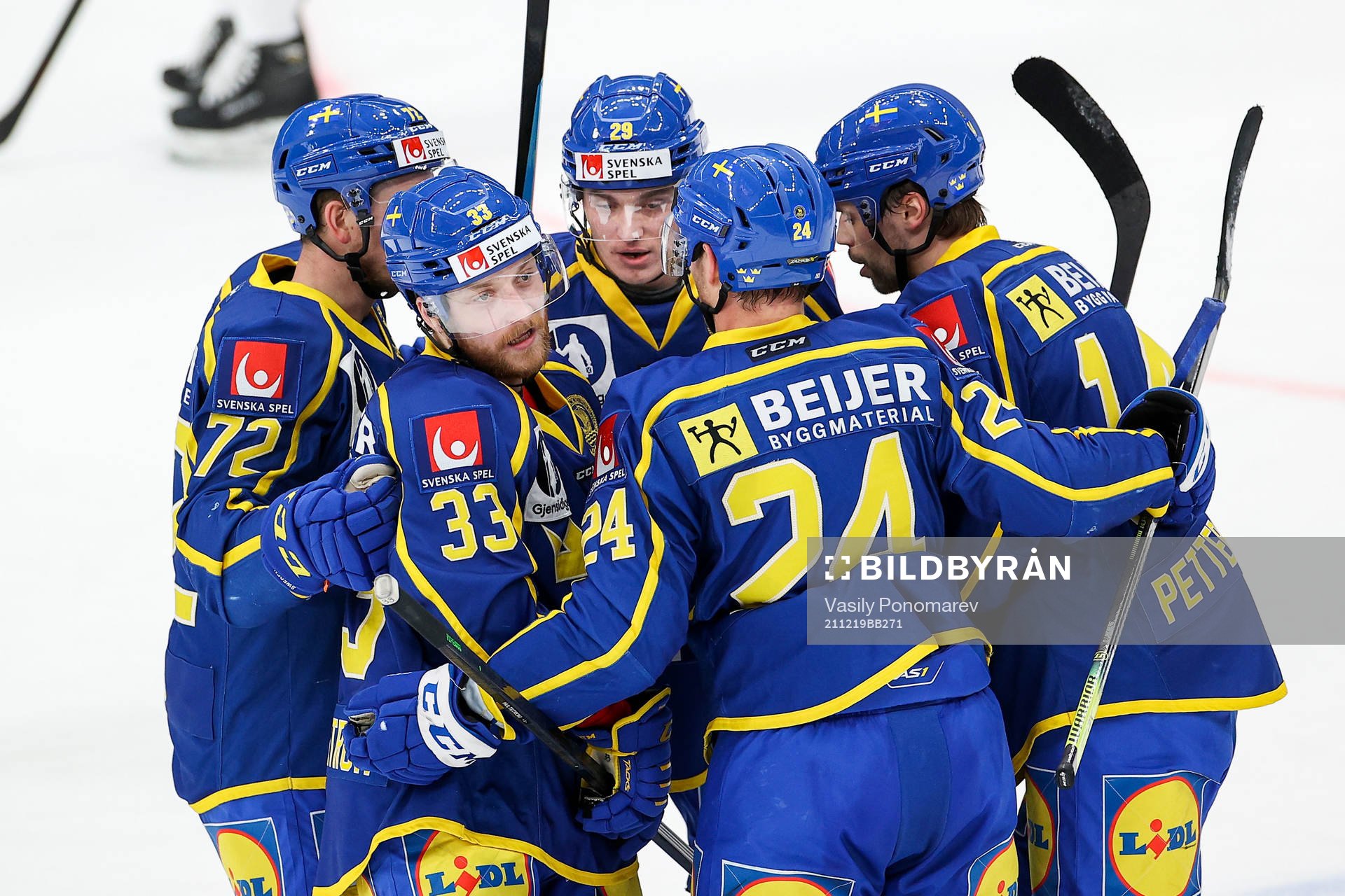 Lukas Bengtsson, Linus Hultström, Pontus Holmberg, Emil