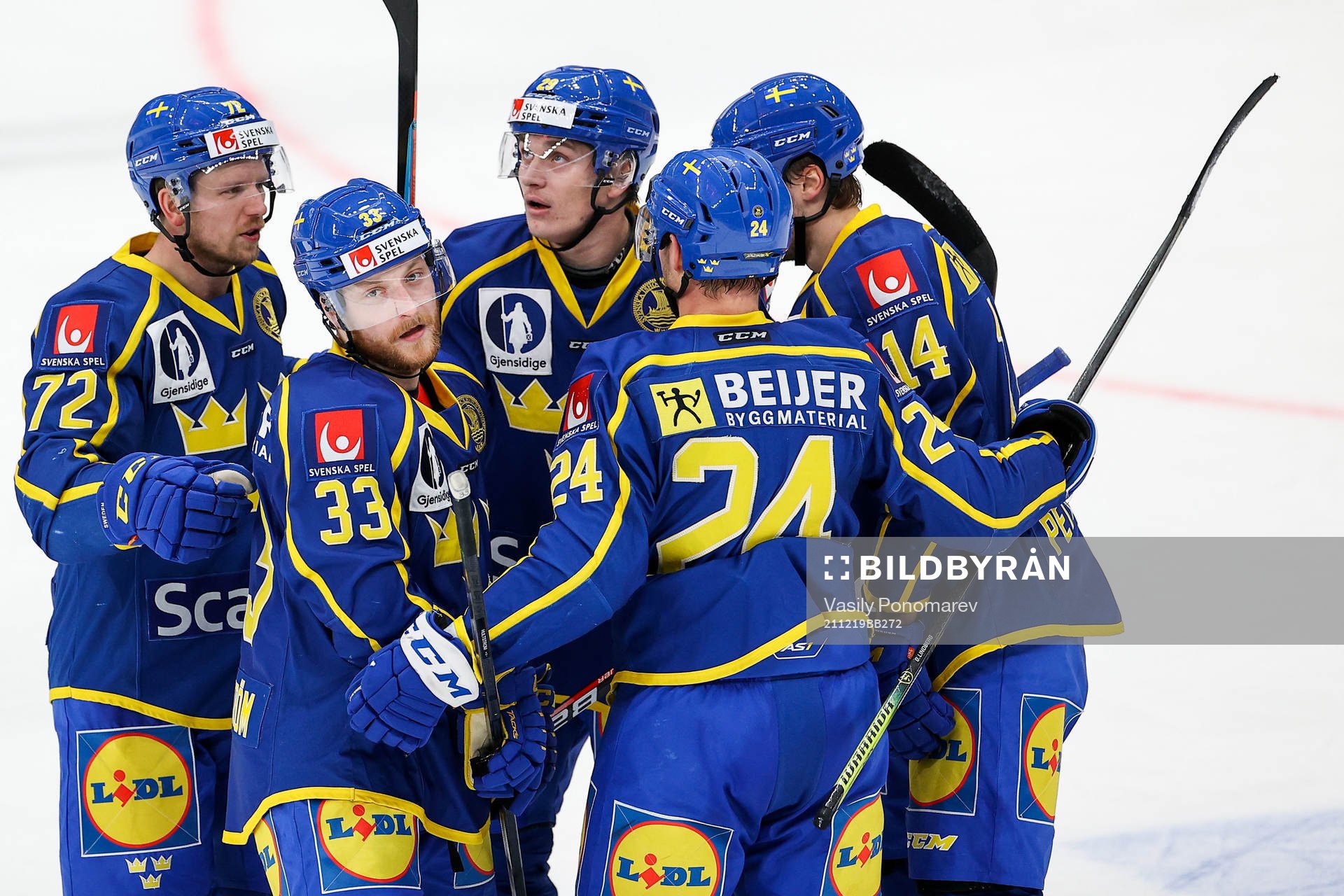 Lukas Bengtsson, Linus Hultström, Pontus Holmberg, Emil
