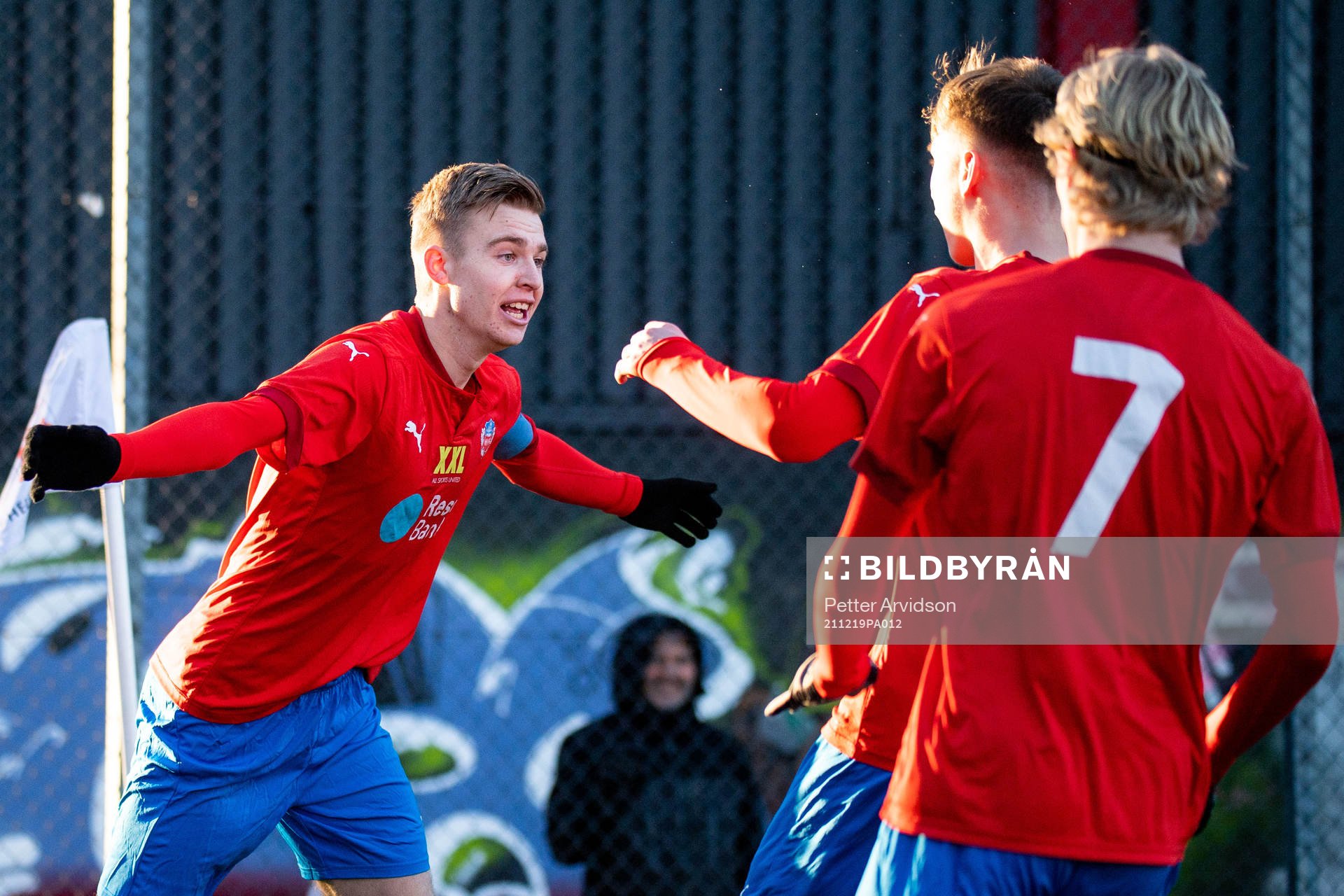Helsingborgs William Westerlund jublar