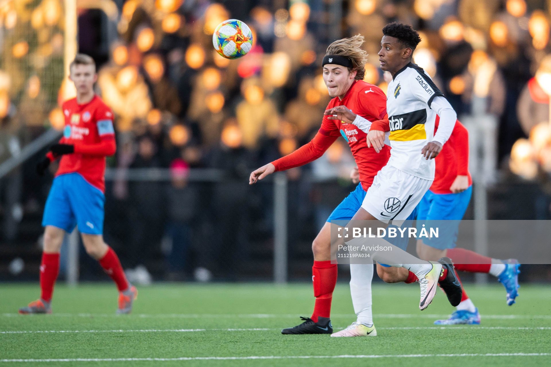 Helsingborgs Daniel Bergman och AIKs Amar Abdirahman Ahmed