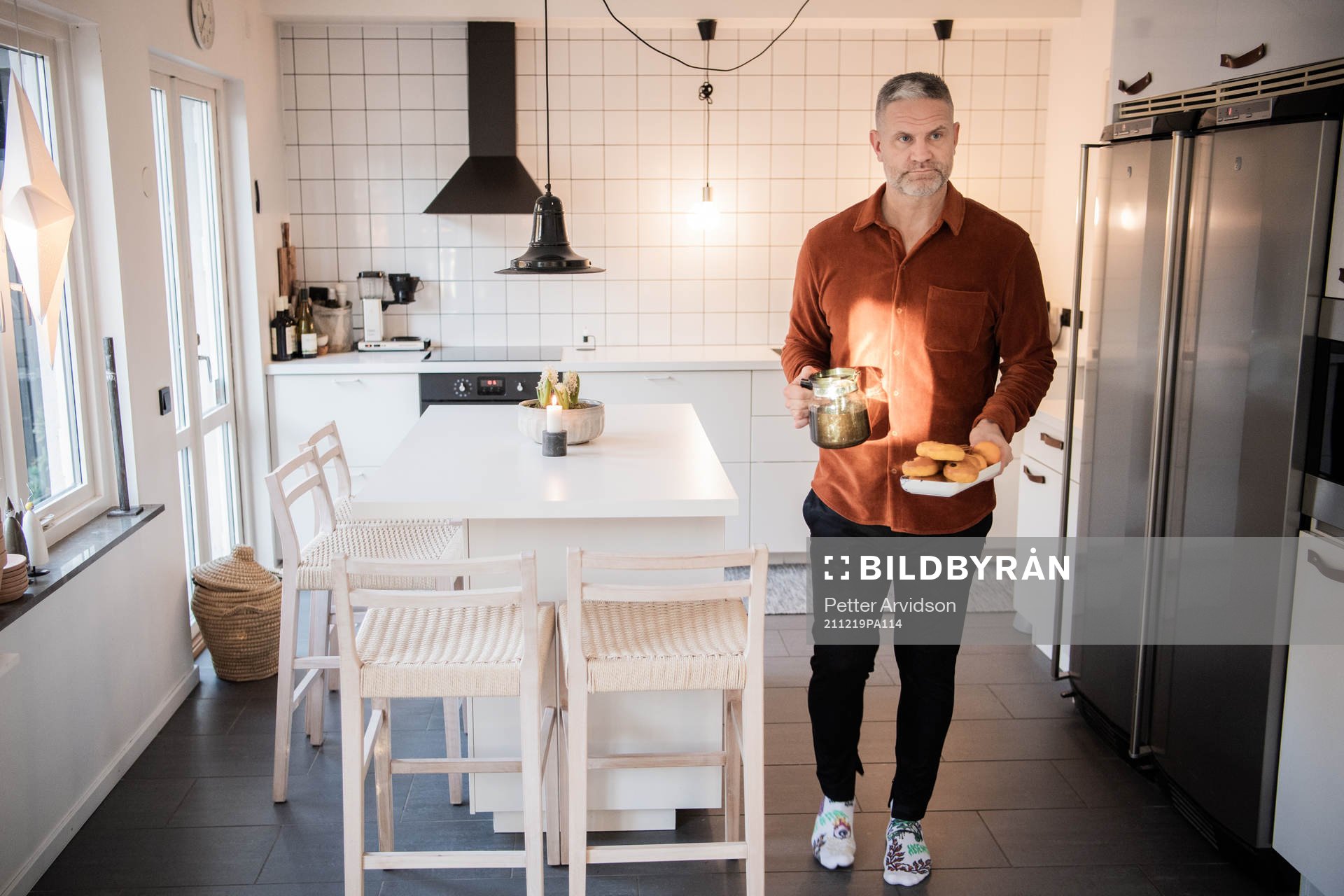 Hemma hos Kristianstad ishockeytränare Mikael Gath