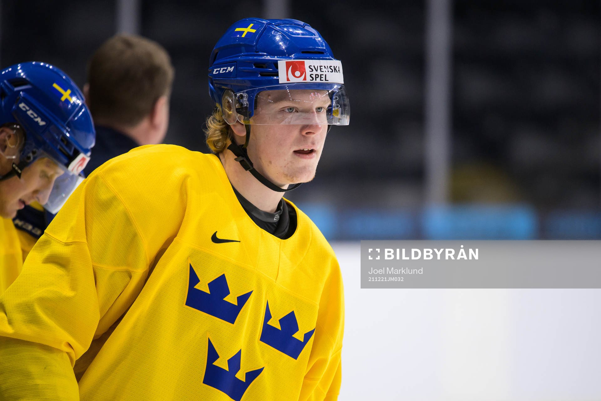 Åke Stakkestad of the Swedish under-20 national ice hockey