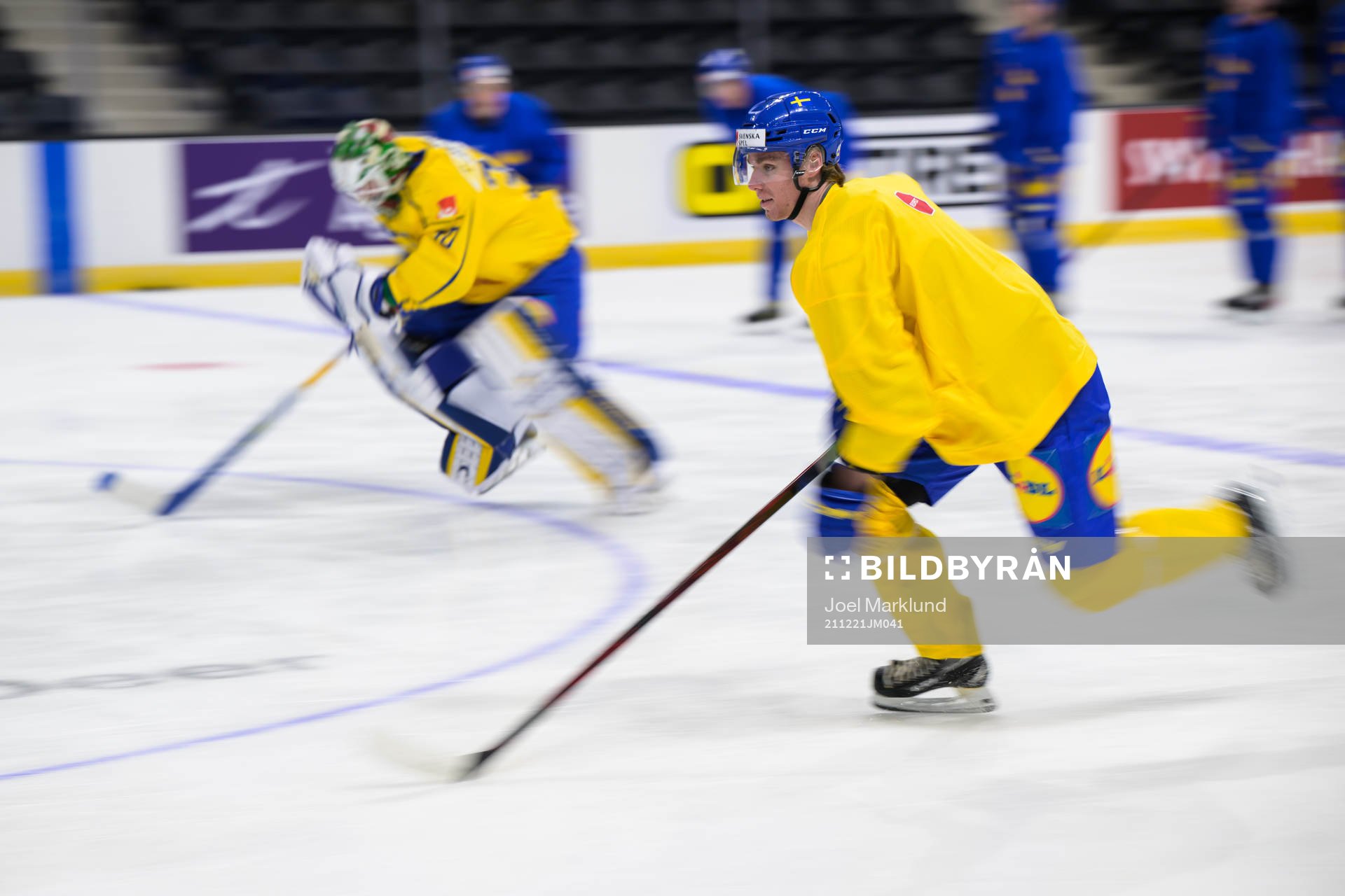 Leo Lööf of the Swedish under-20 national ice hockey team