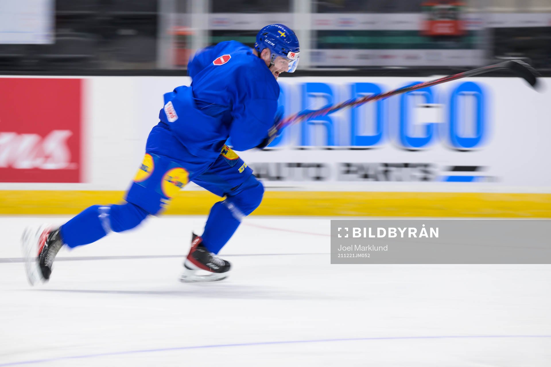 Anton Olsson of the Swedish under-20 national ice hockey