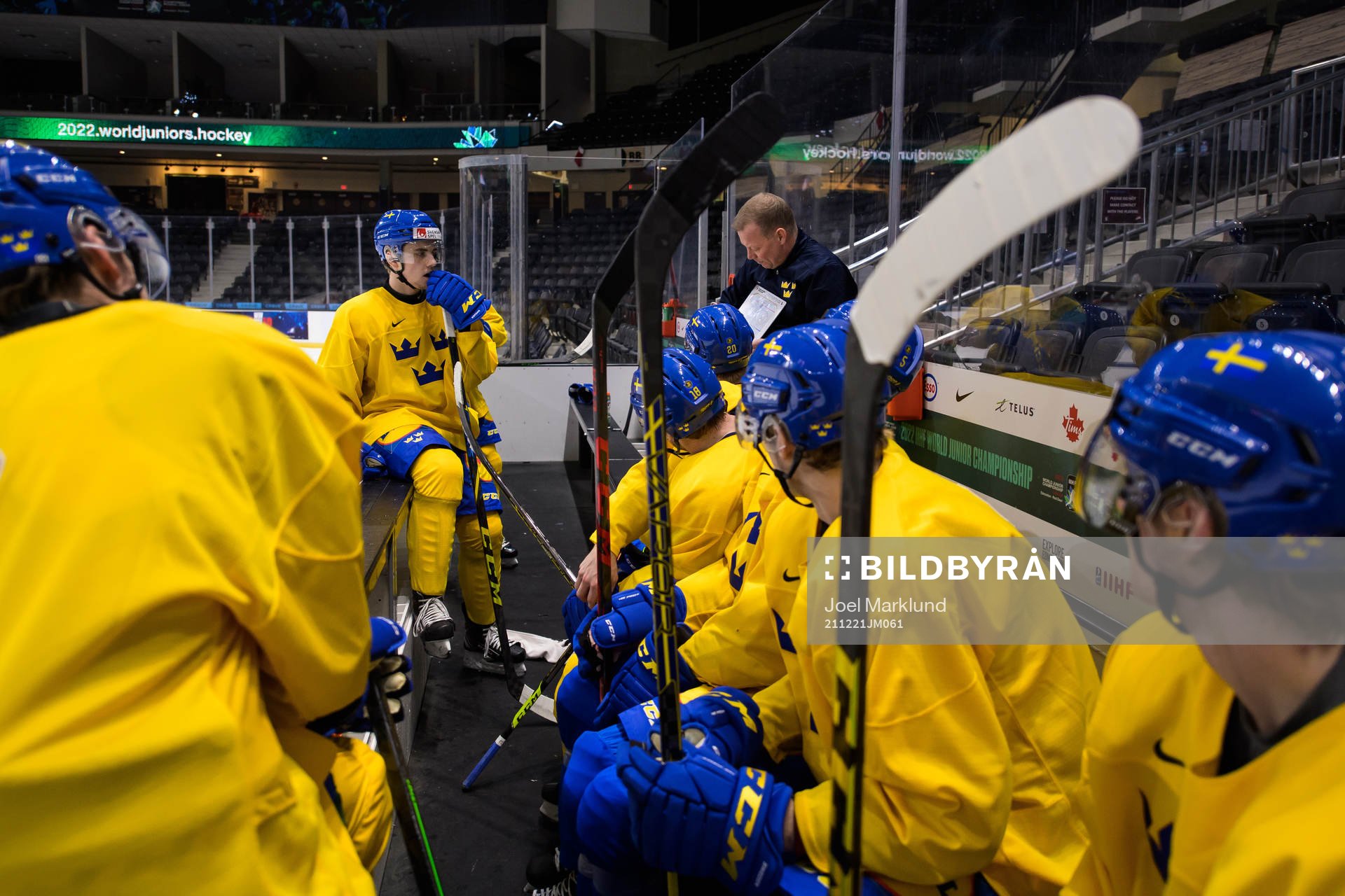 Assistant coach Henrik Stridh of the Swedish under-20