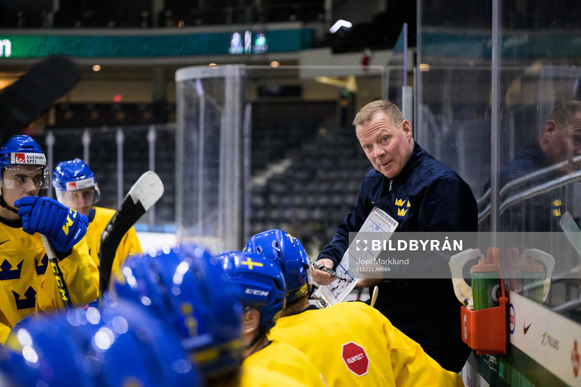 Assistant coach Henrik Stridh of the Swedish under-20