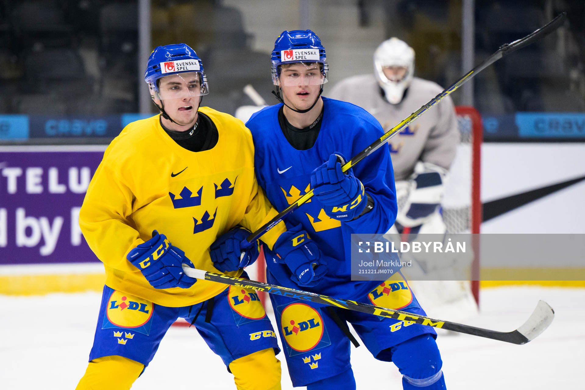 Elias Stenman and Oskar Olausson of the Swedish under-20