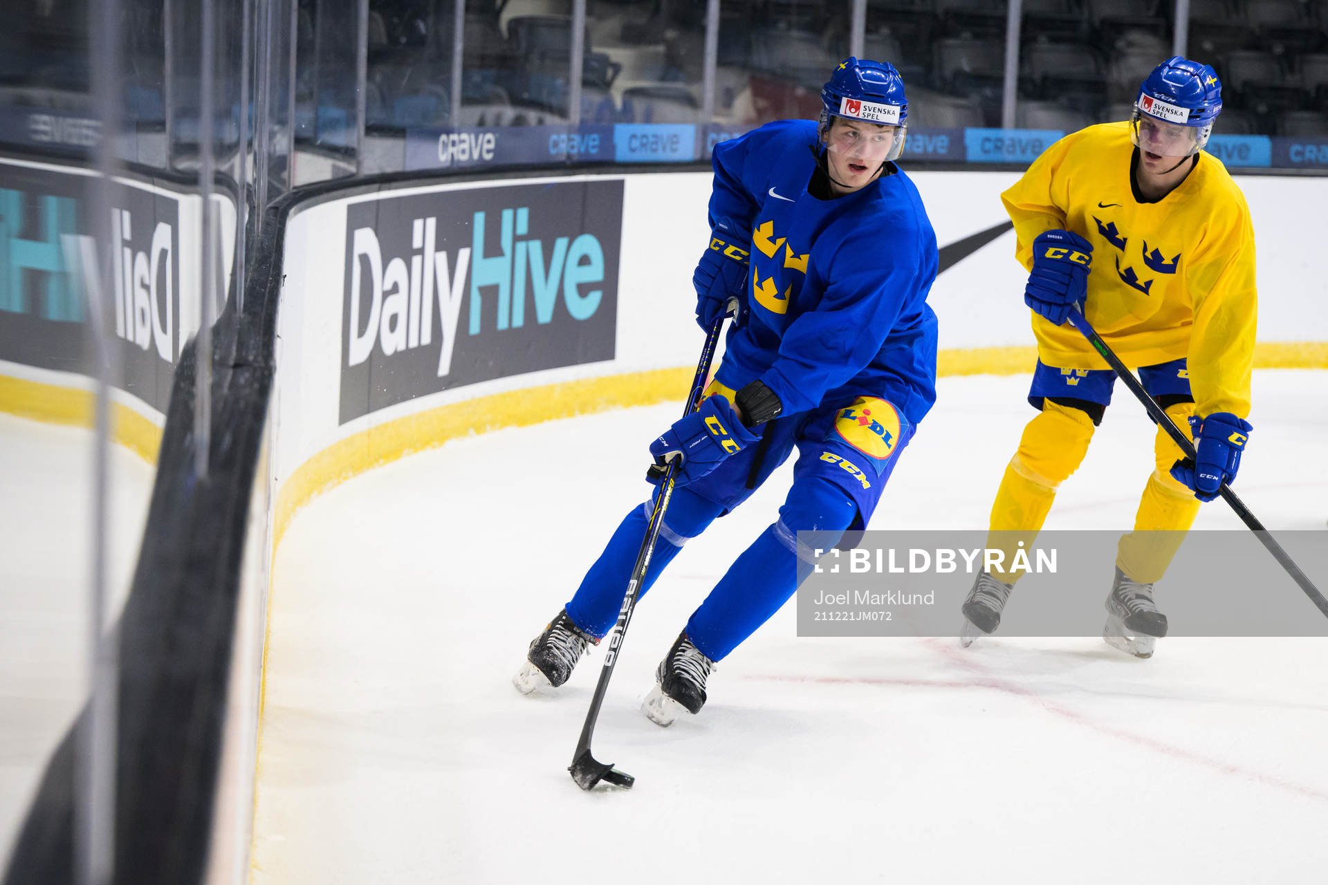 Oskar Olausson and Måns Forsfjäll of the Swedish under-20