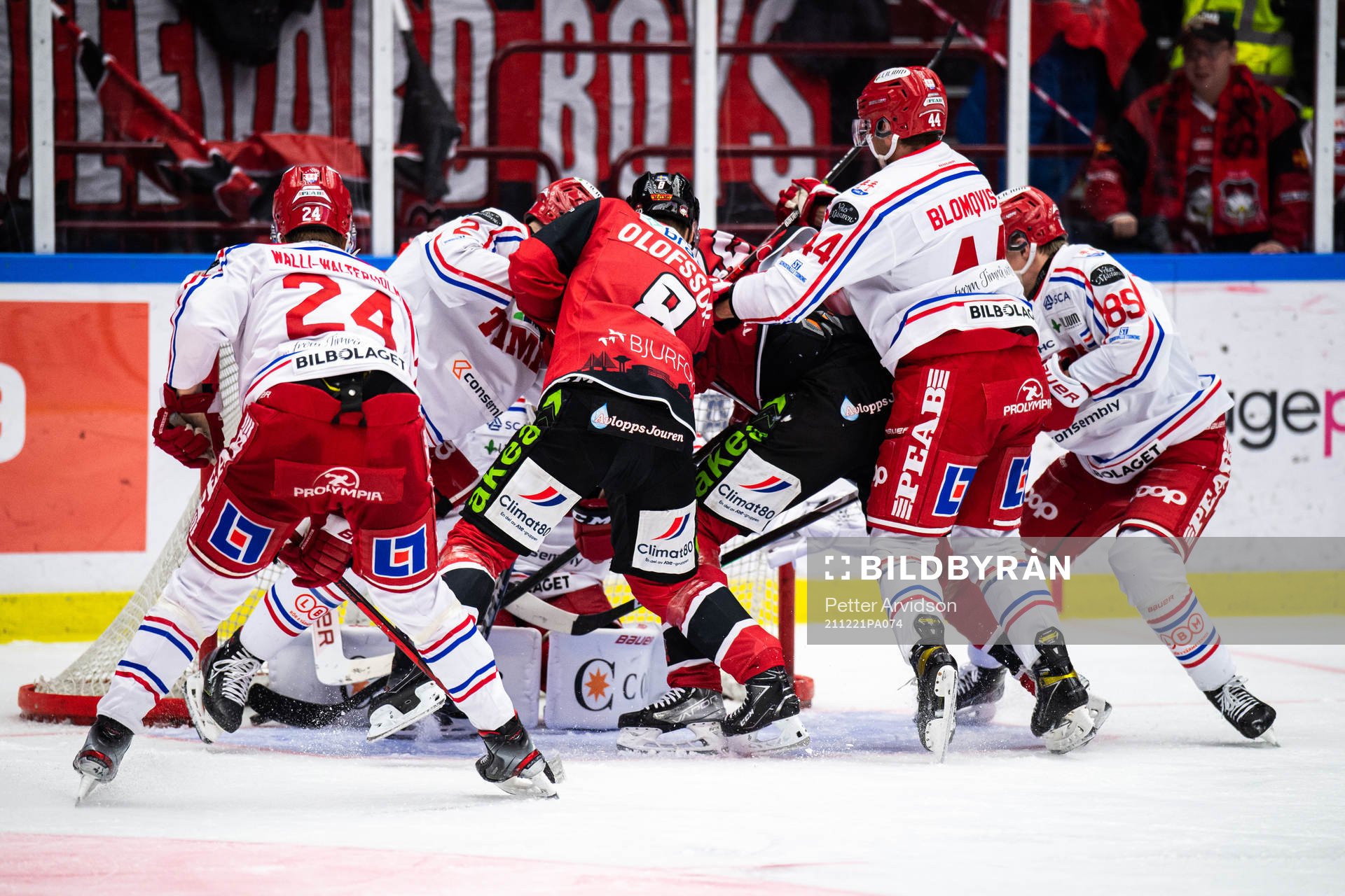 Malmö Redhawks Johan Olofsson och Lars Bryggman i samband