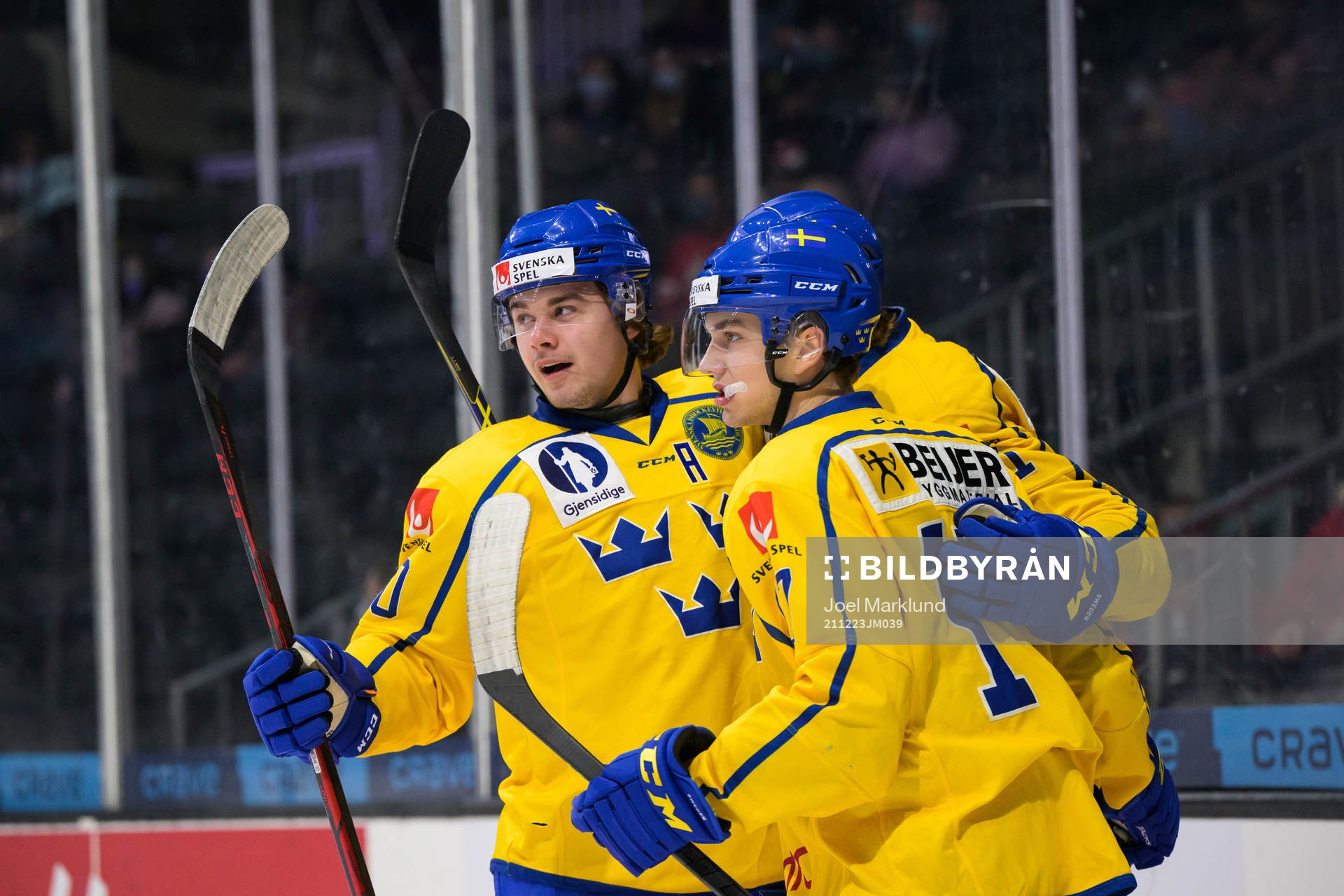 Alexander Holtz, William Eklund and Oskar Olausson of