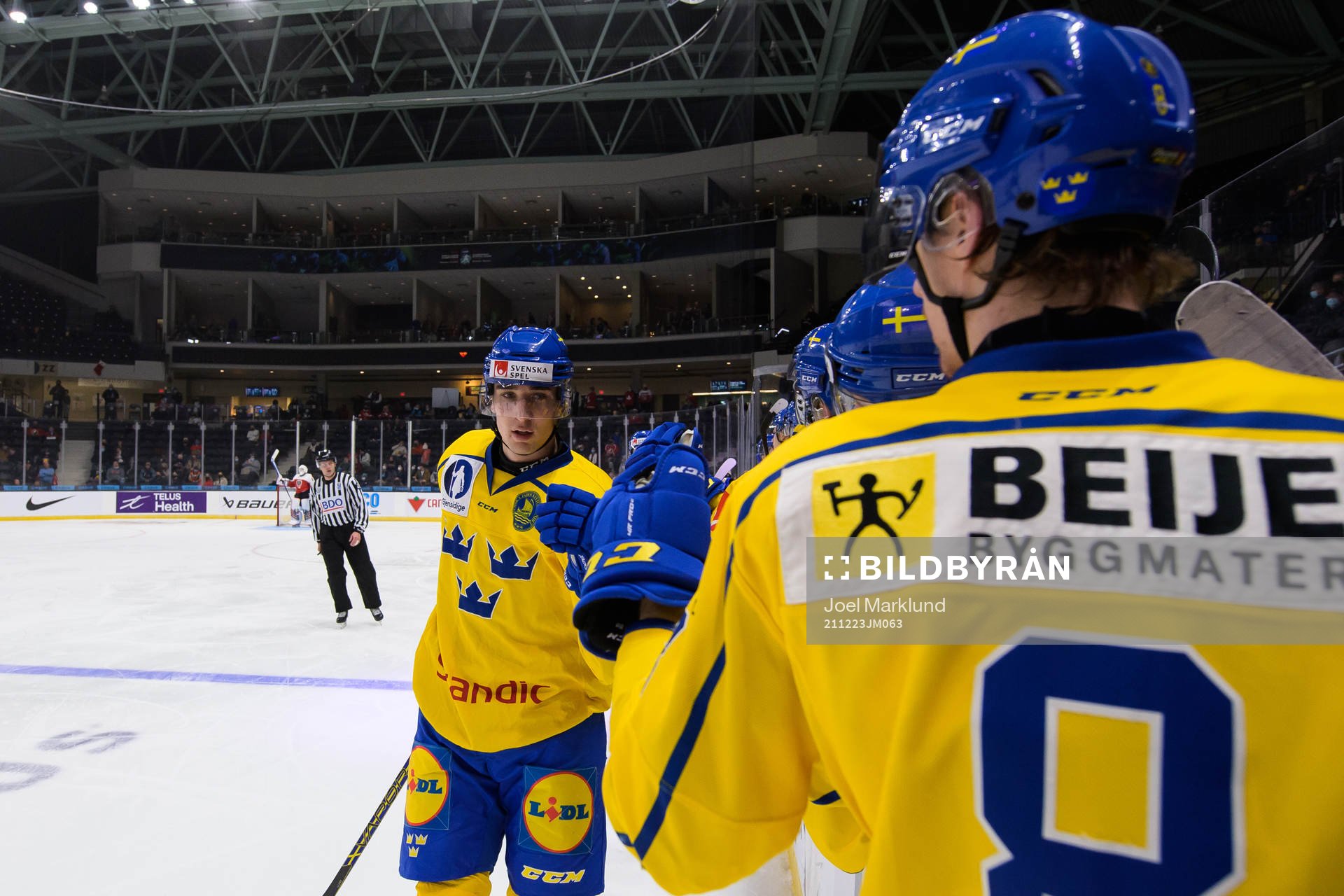 Daniel Torgersson of Sweden celebrates