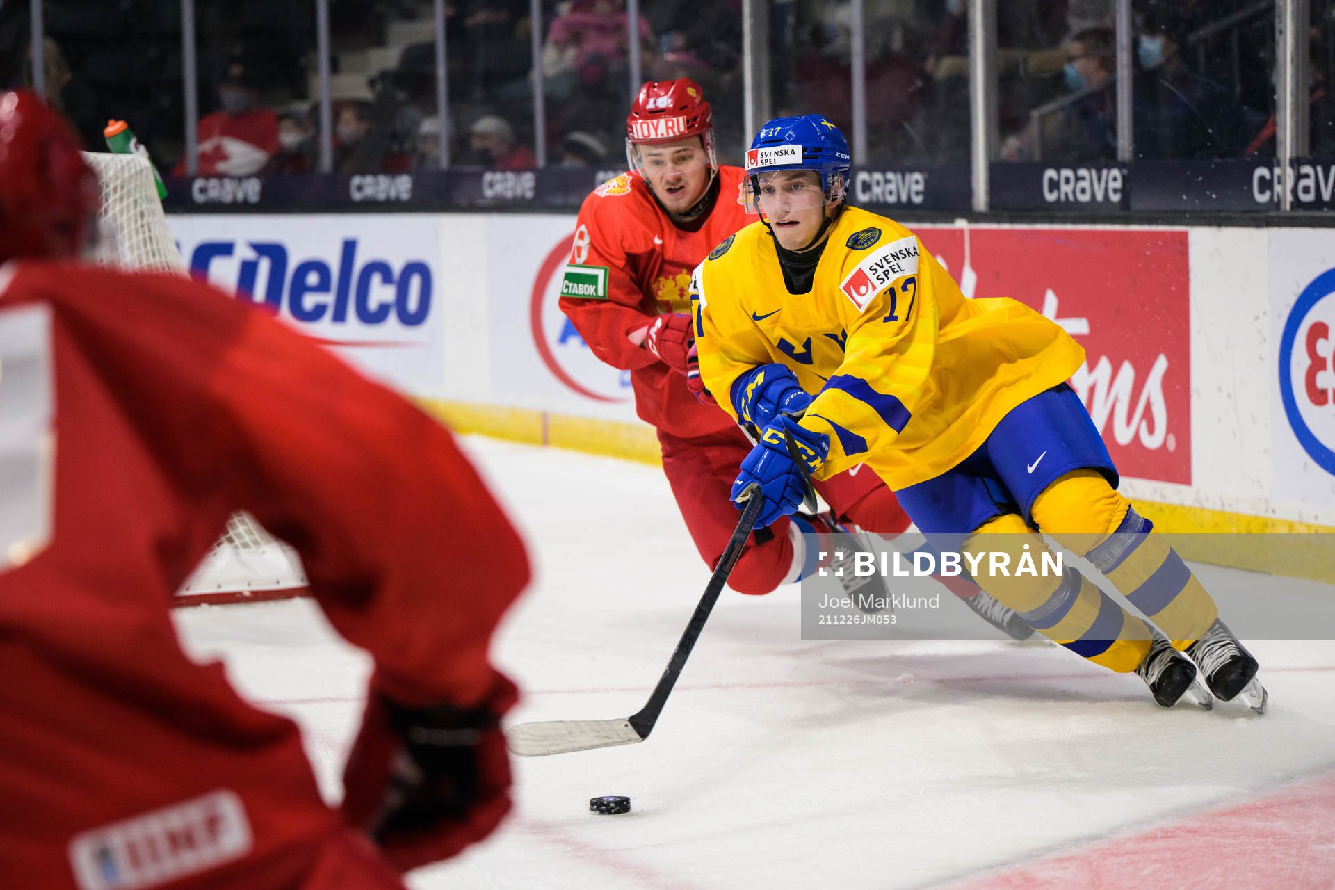 Pavel Tyutnev of Russia and William Eklund of Sweden