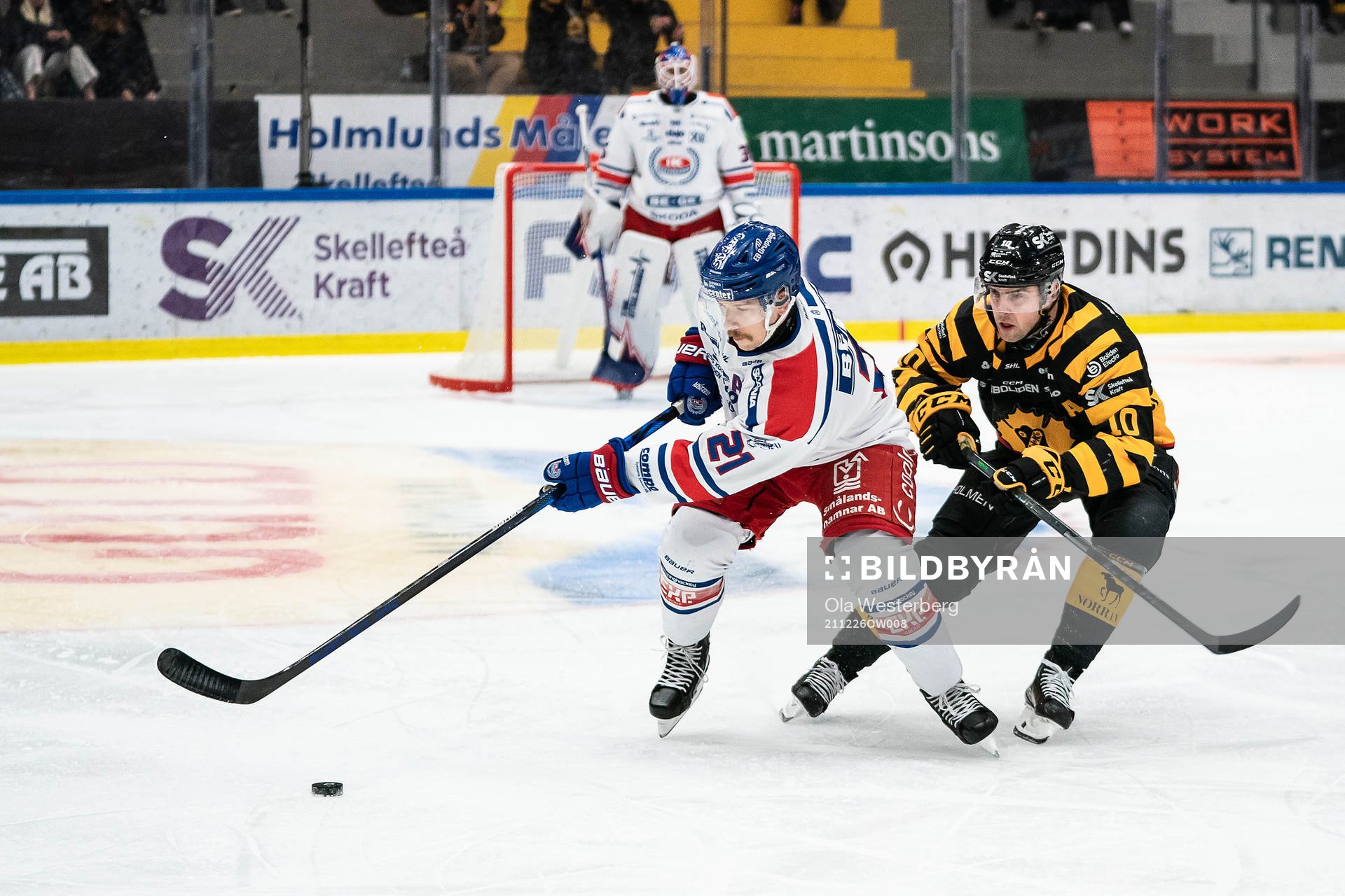 Oskarshamns Brian Cooper och Skellefteås Joakim Lindström