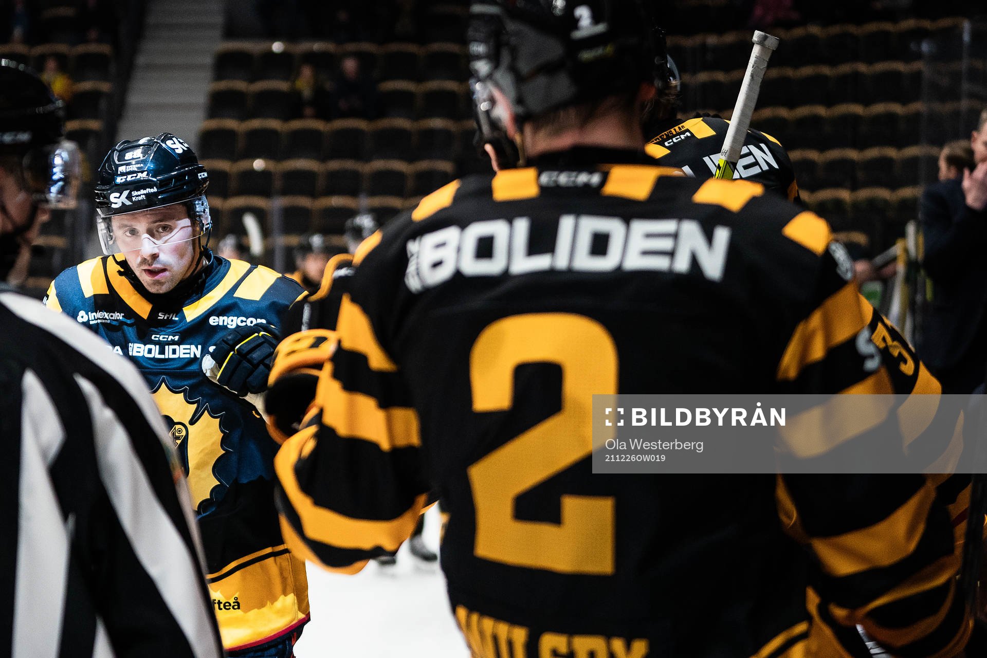 Skellefteås Jayce Hawryluk jublar