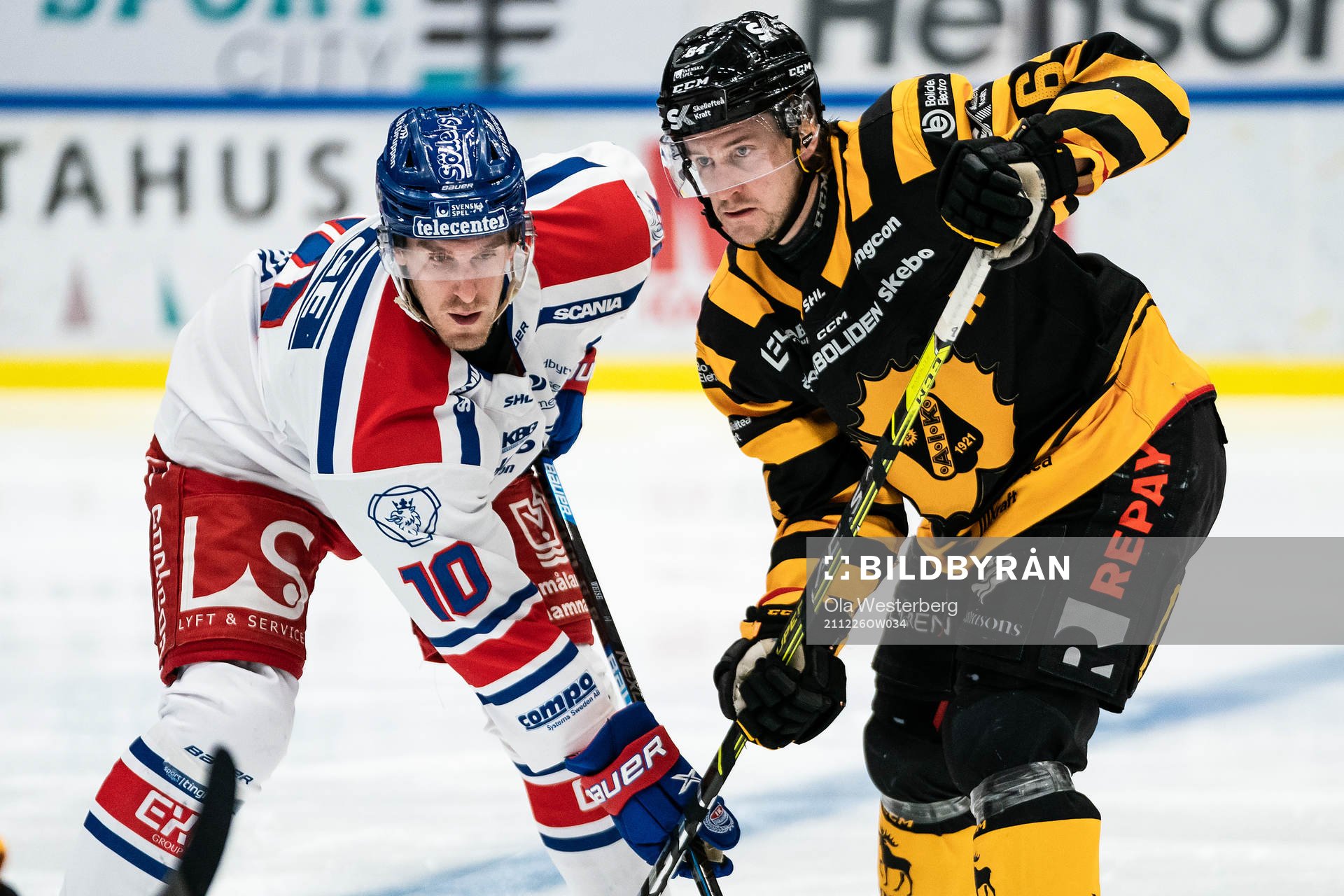 Oskarshamns Dale Weise och Skellefteås Jonathan Pudas