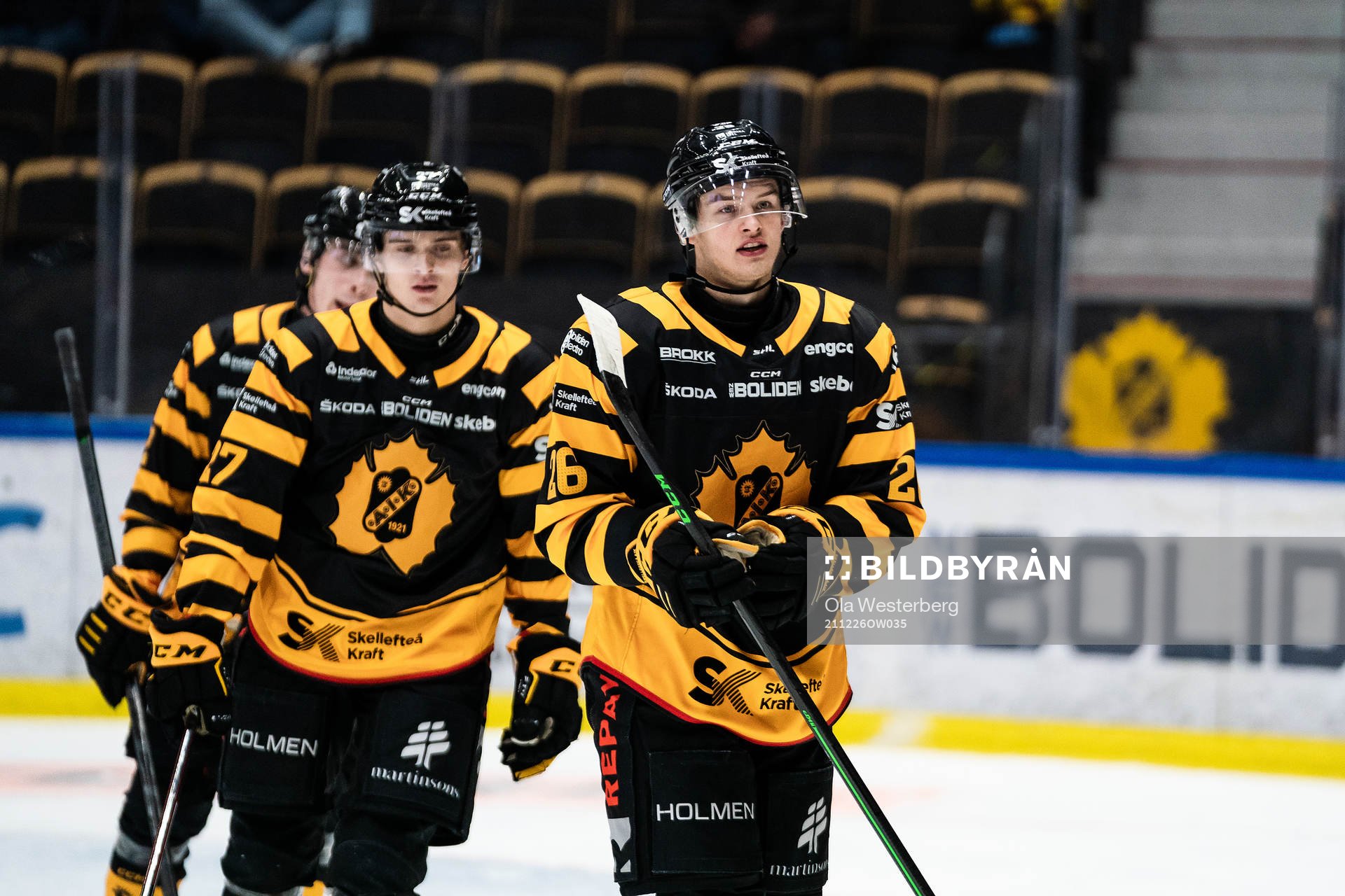 Skellefteås Simon Robertsson jublar
