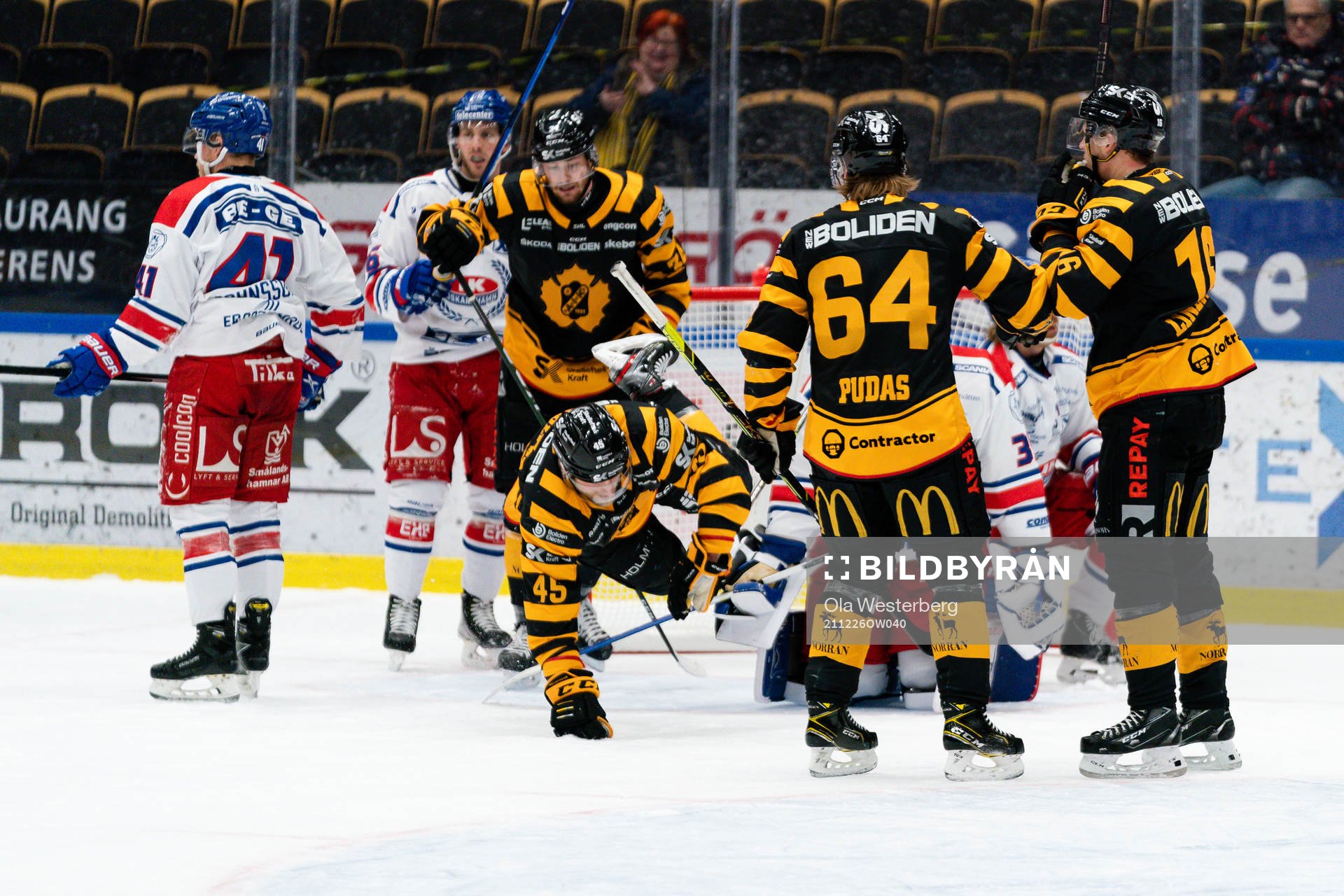 Skellefteås Jonathan Pudas, Linus Lindström , Oscar