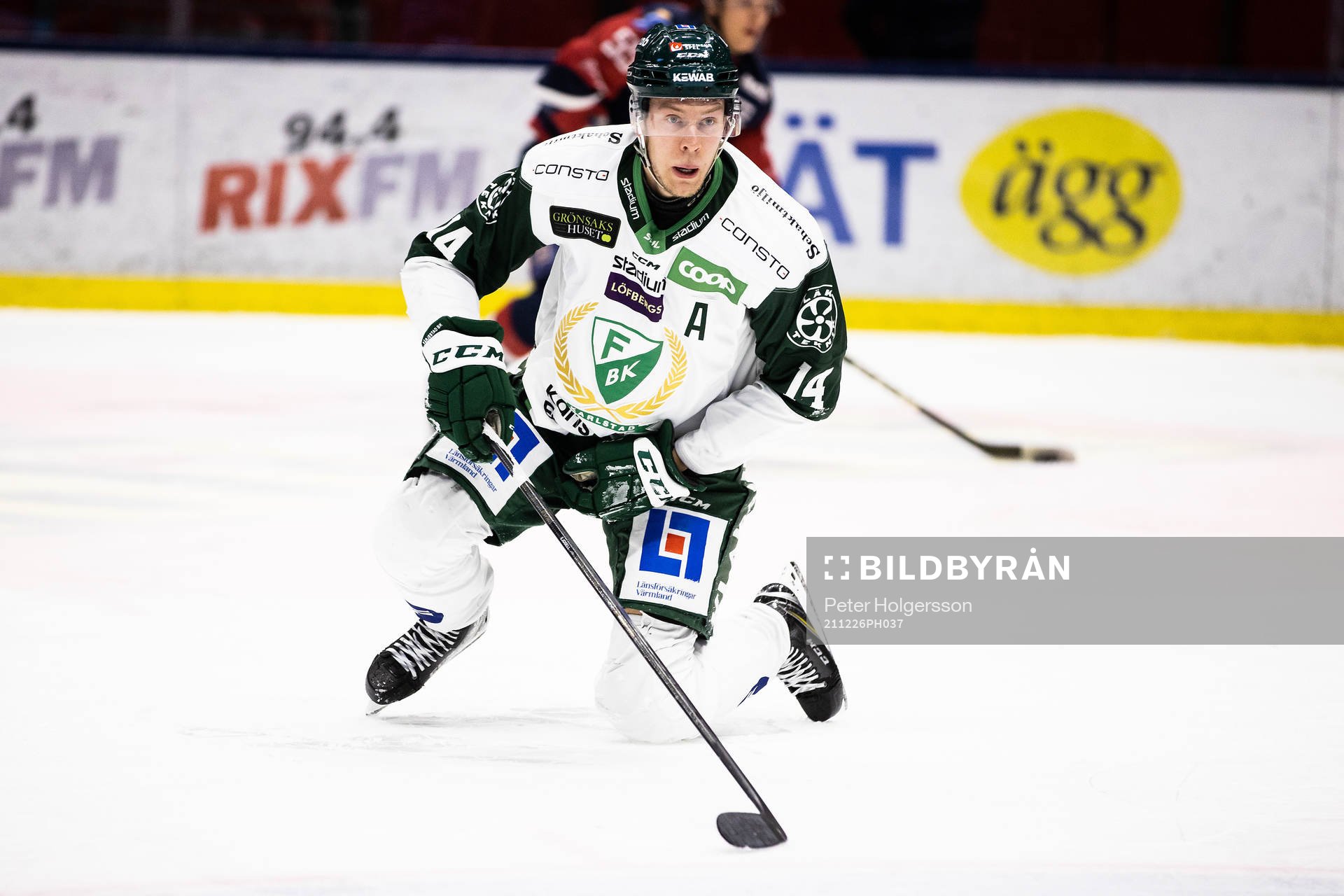 Färjestads Victor Ejdsell har ont