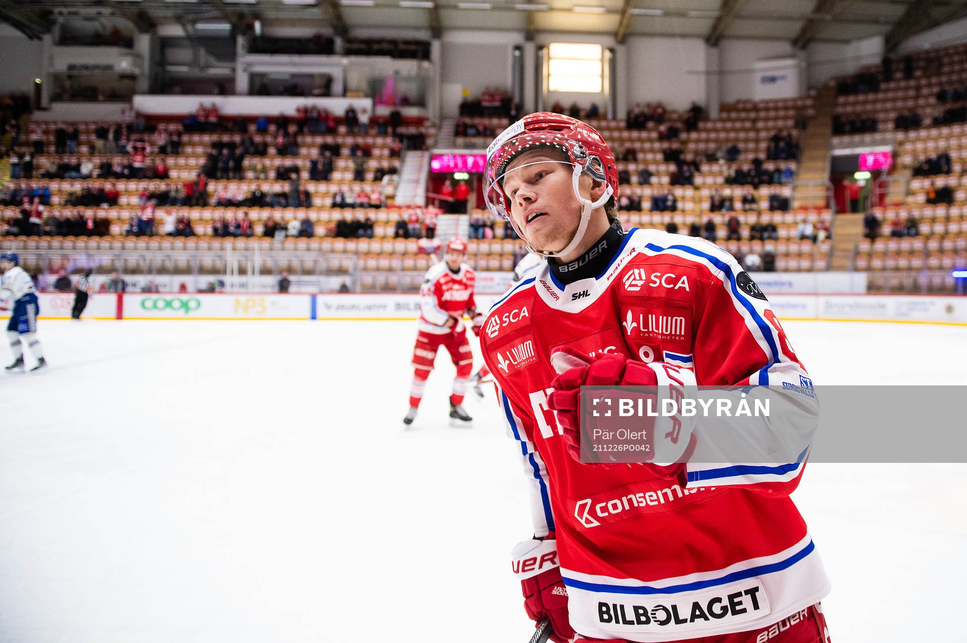 Timrås Filip Westerlund jublar