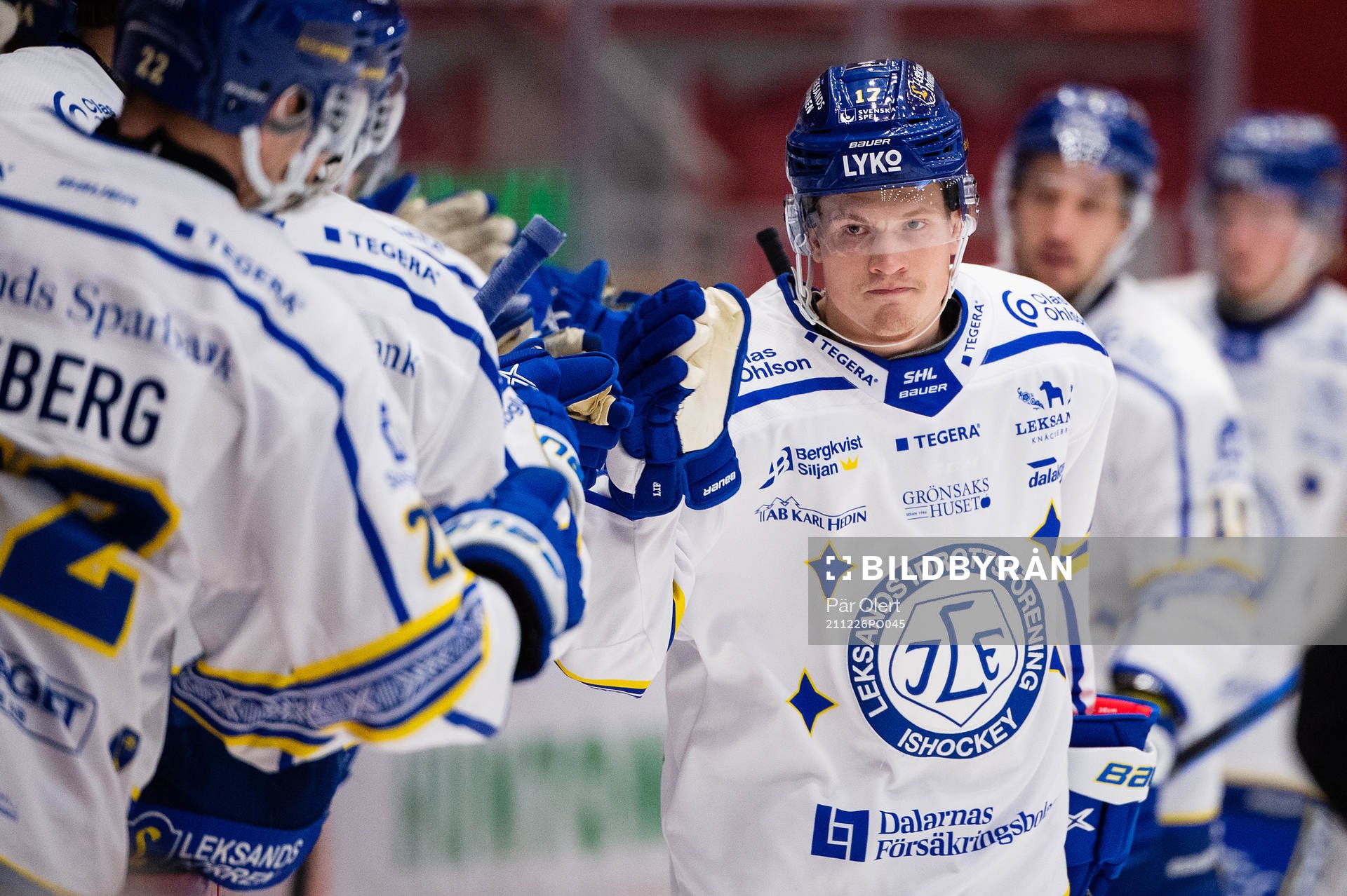 Leksands Erik Hedlund jublar