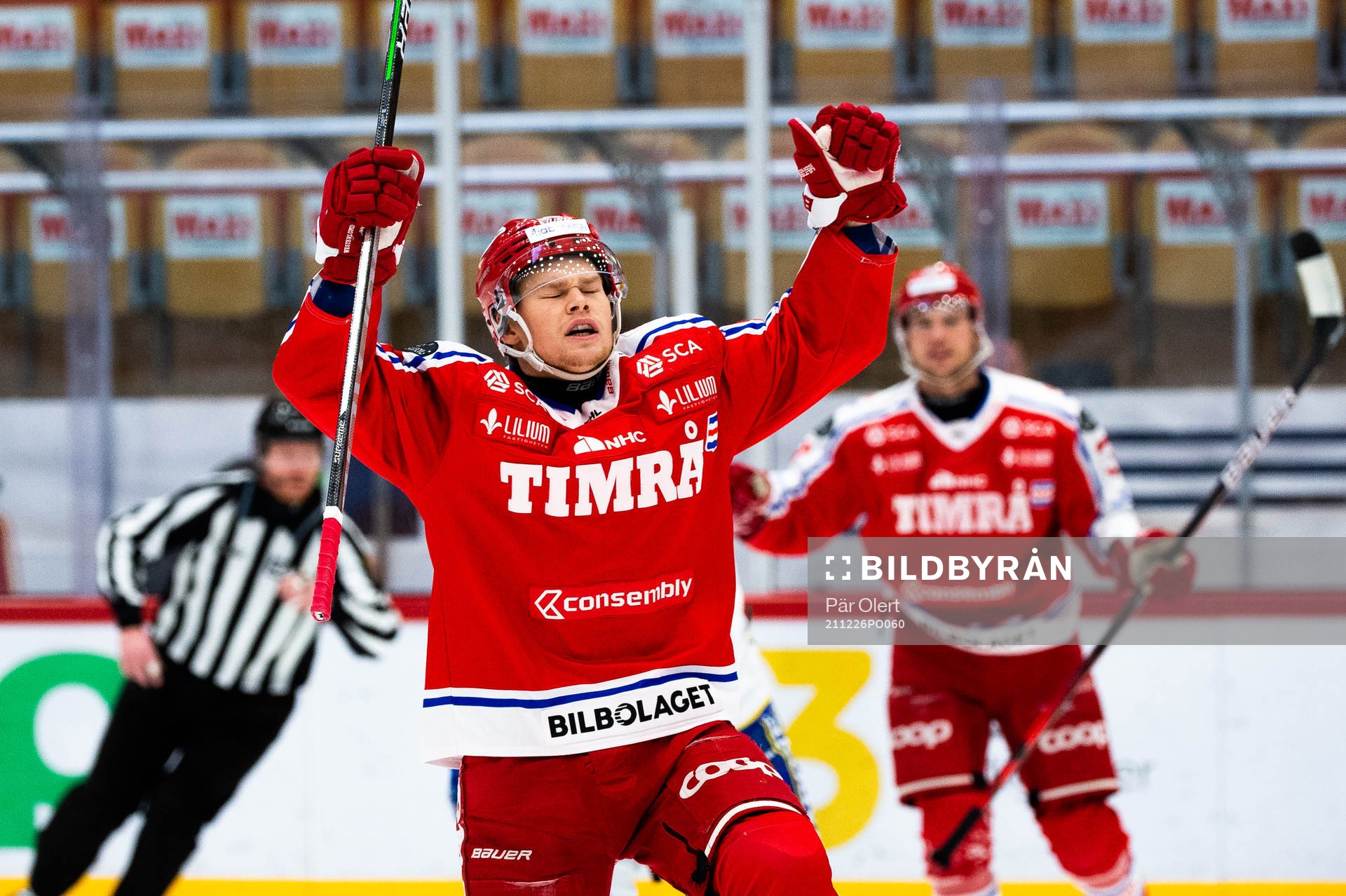 Timrås Filip Westerlund jublar